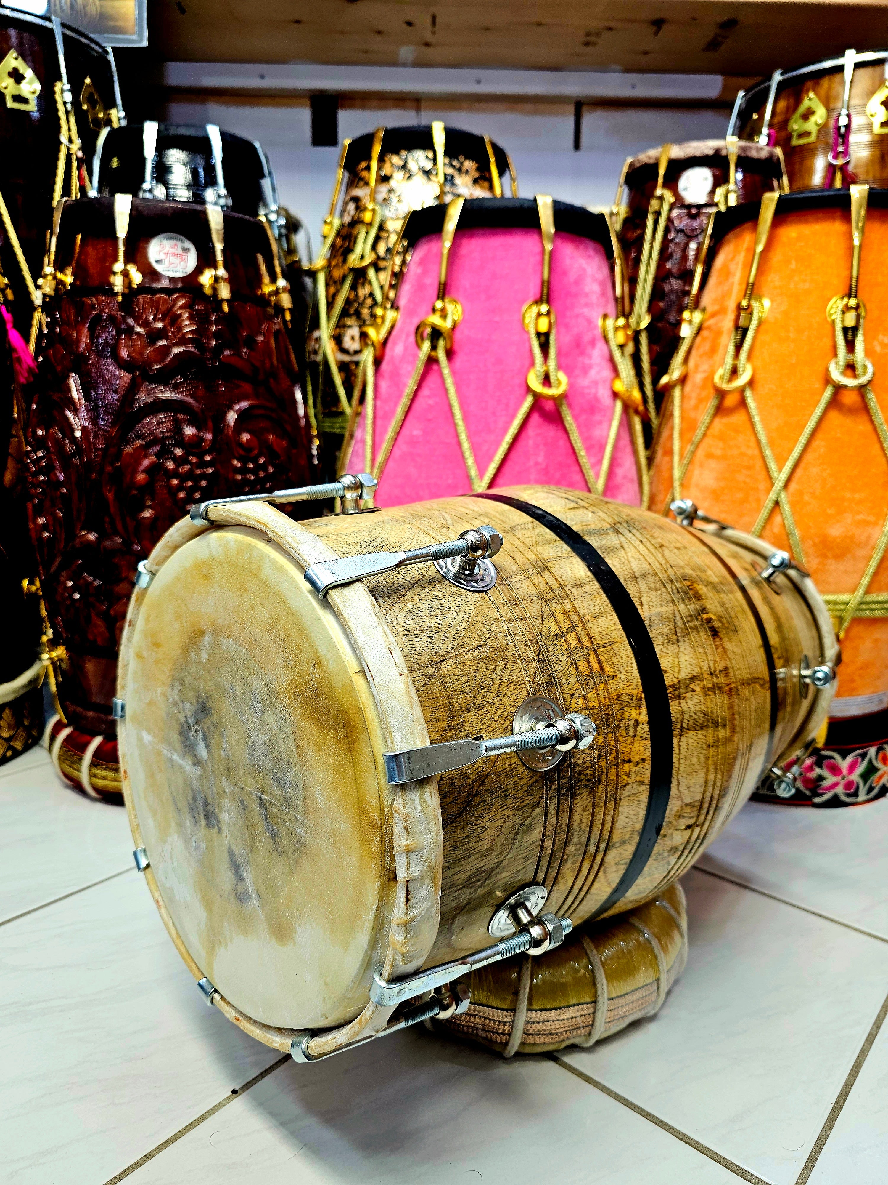 Time-Honored Rhythms: Traditional Student Quality Dholak