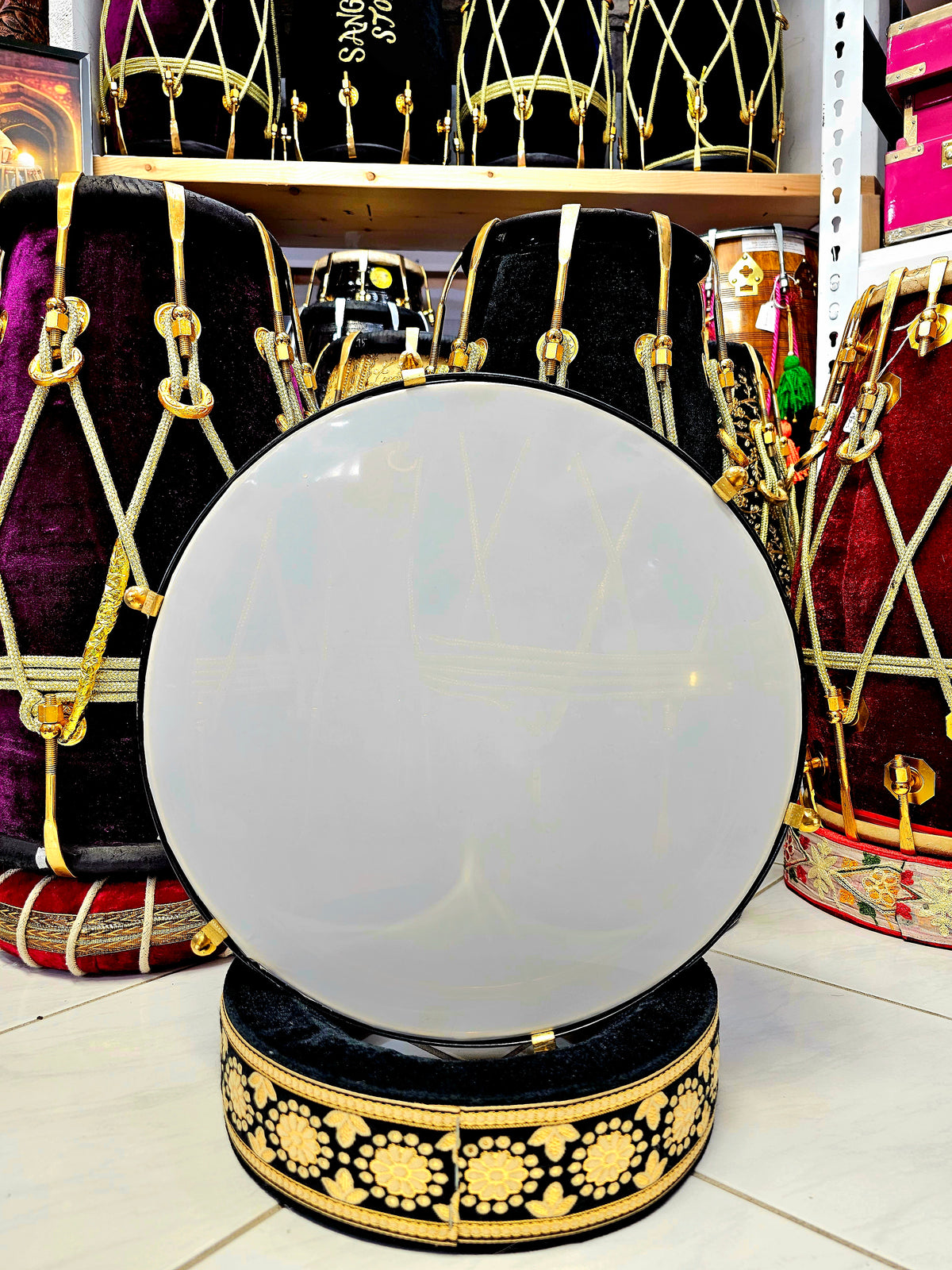 Golden Echo: 14" Tuneable Daffli - Resonance in Radiant Gold