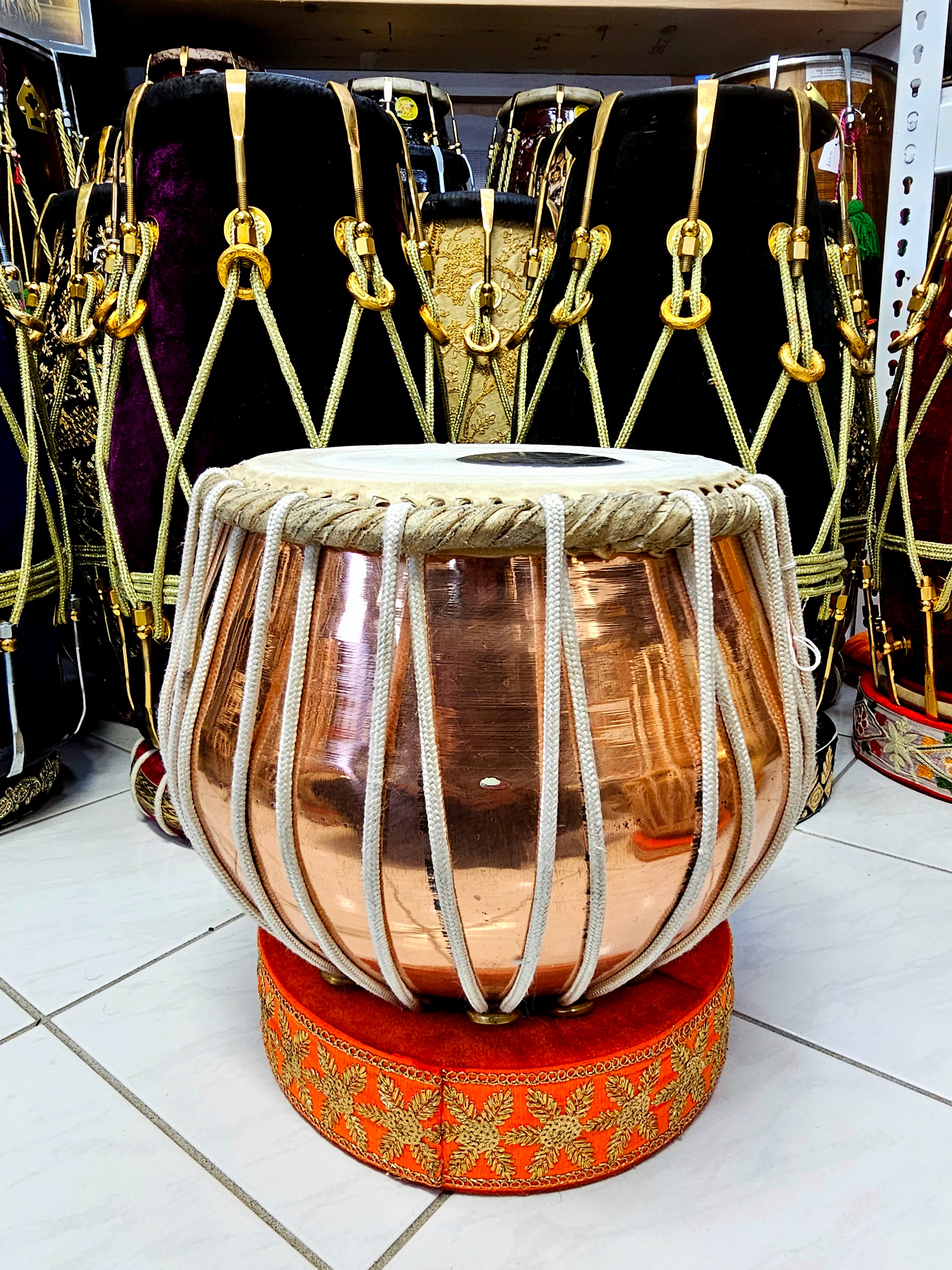 Copper Resonance: 5.4kg 9.5" Traditional Roped Bayan - A Weighted Echo