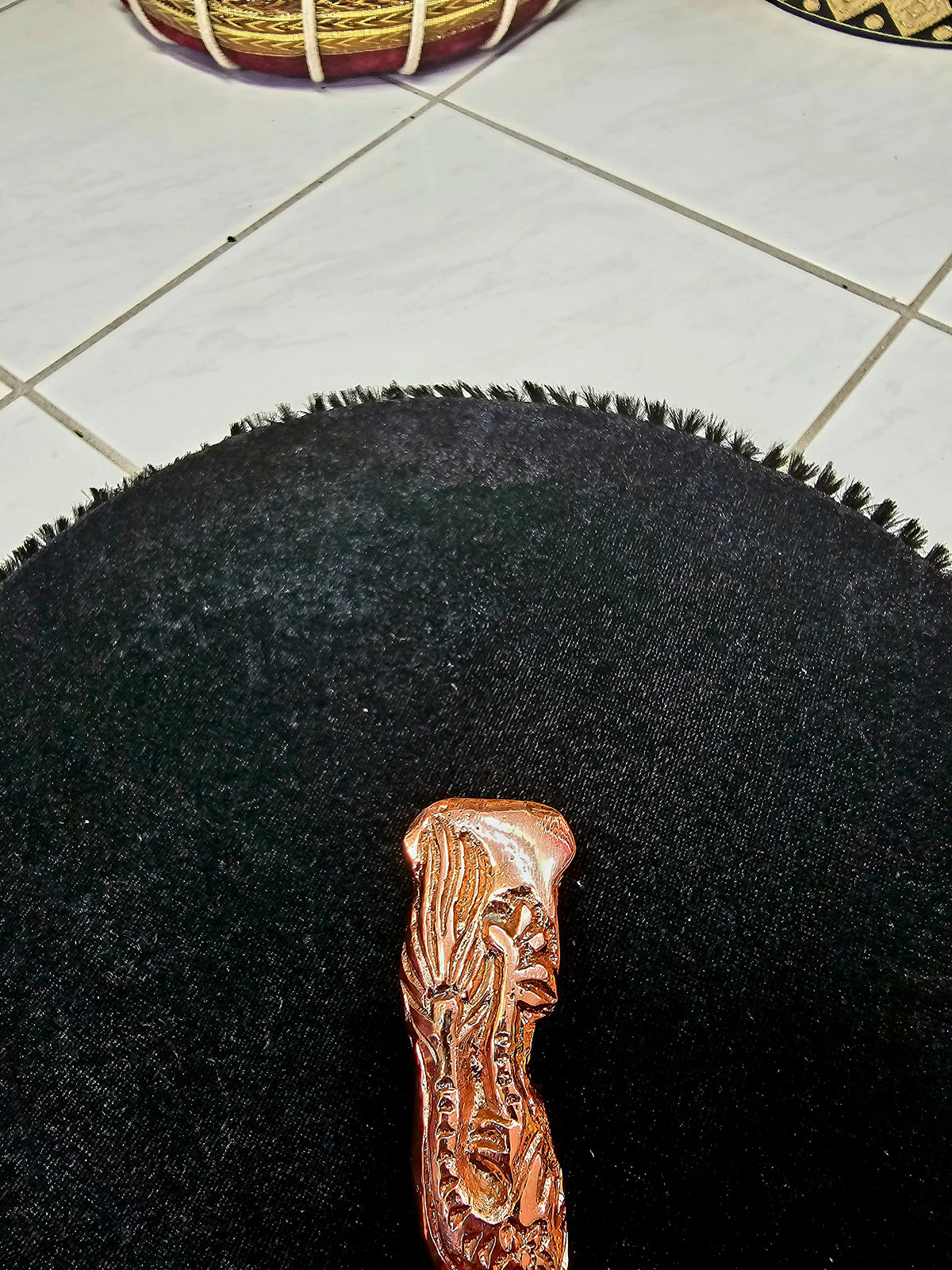 Bronze Mystique: Dragon Designed Tabla Hammer - Sangeet Store