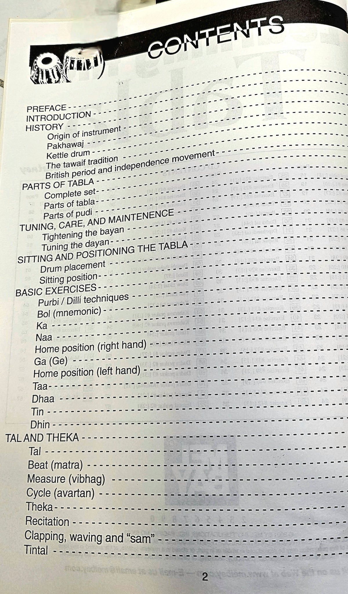Learning The Tabla. (By: David Courtney) *Includes CD* - Sangeet Store