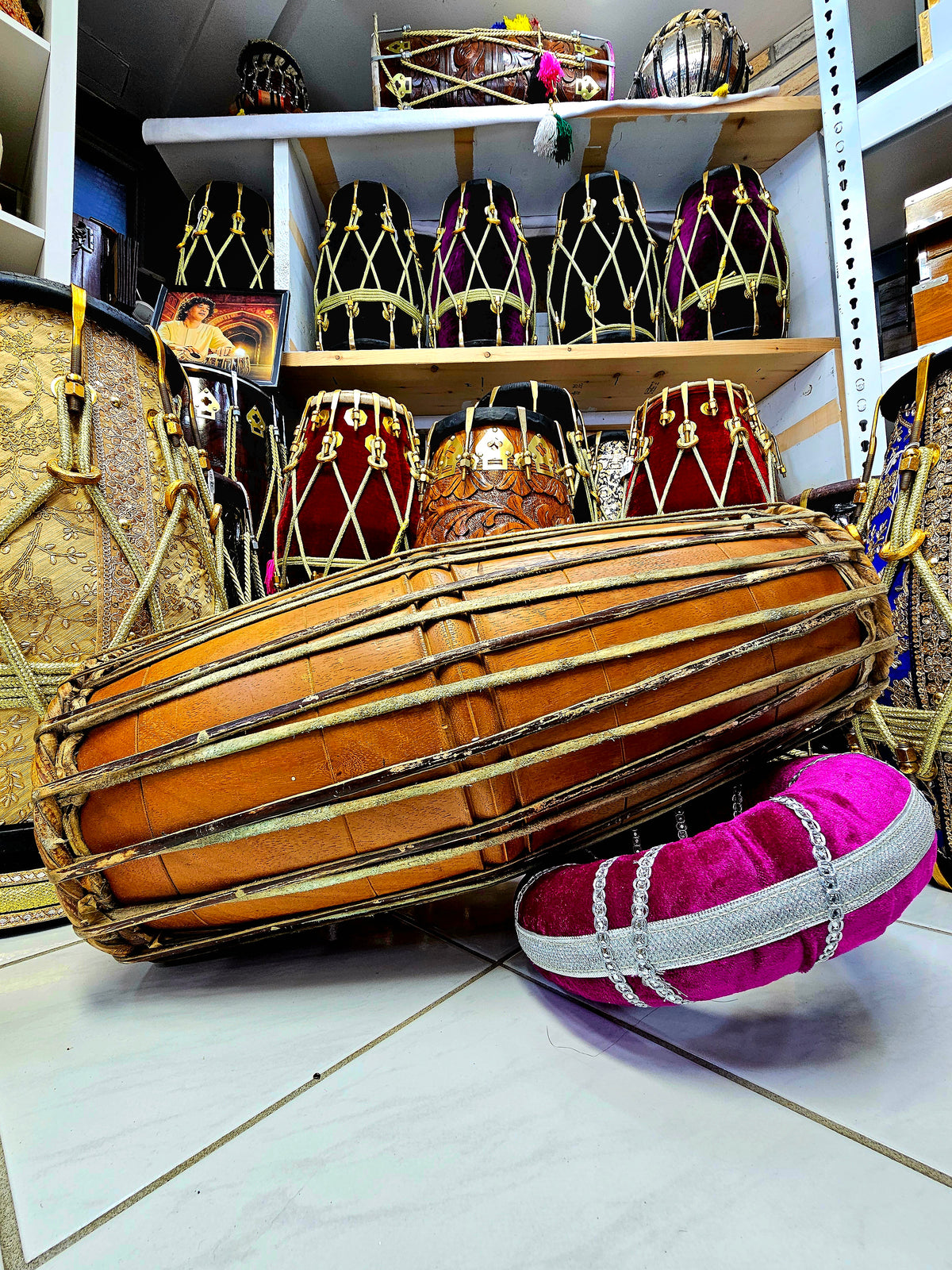 Carnatic Resonance Refurbished Mridangam