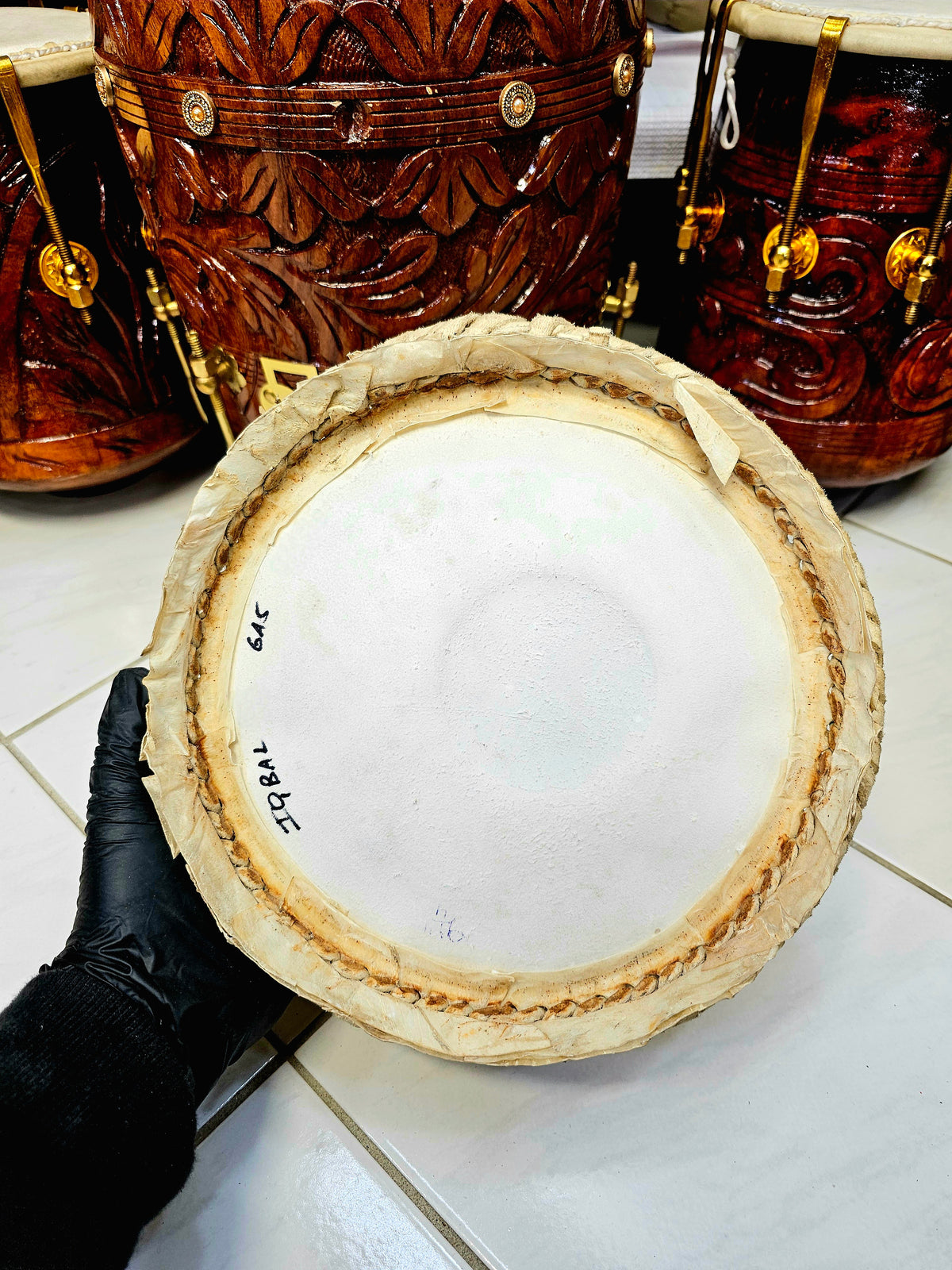 Iqbal 9.25" Bayan Skin - Sangeet Store