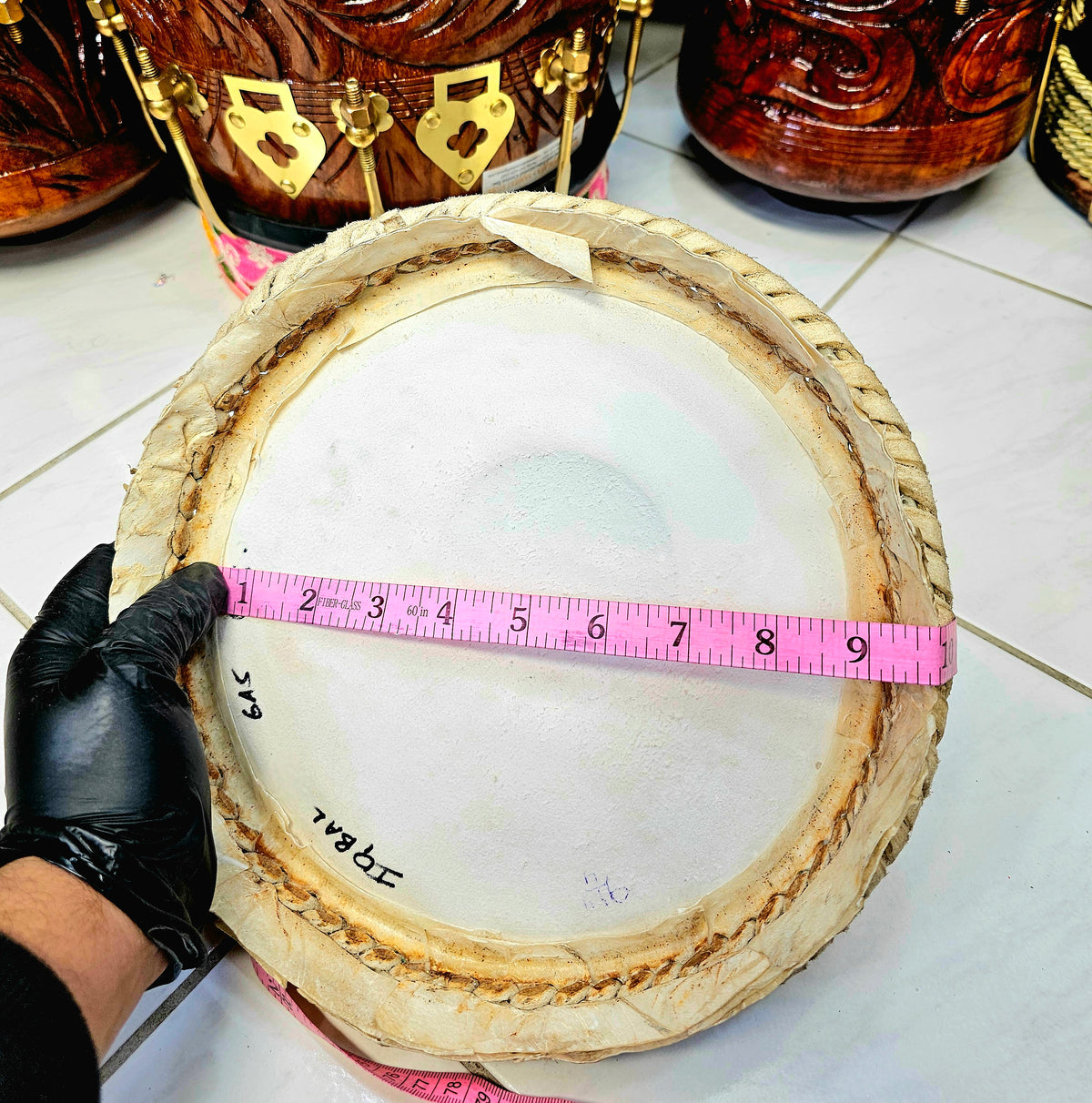 Iqbal 9.25" Bayan Skin - Sangeet Store