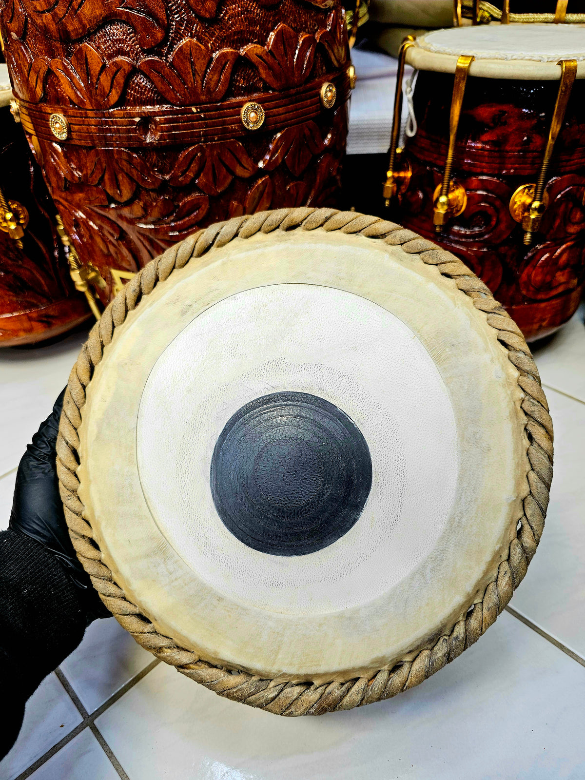 Top Quality 9.5" Iqbal Pro Bayan Skin - Sangeet Store