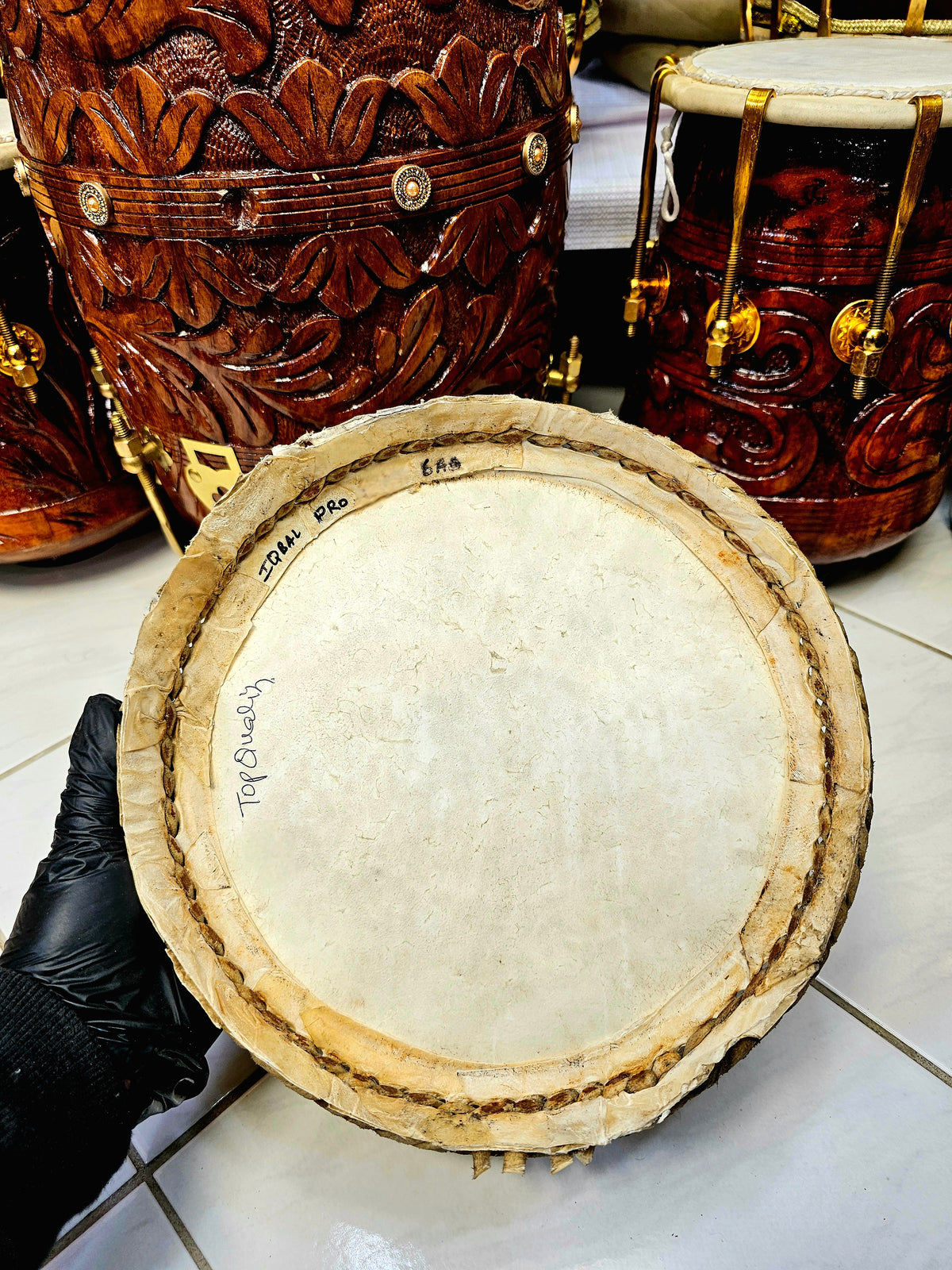 Top Quality 9.5" Iqbal Pro Bayan Skin - Sangeet Store