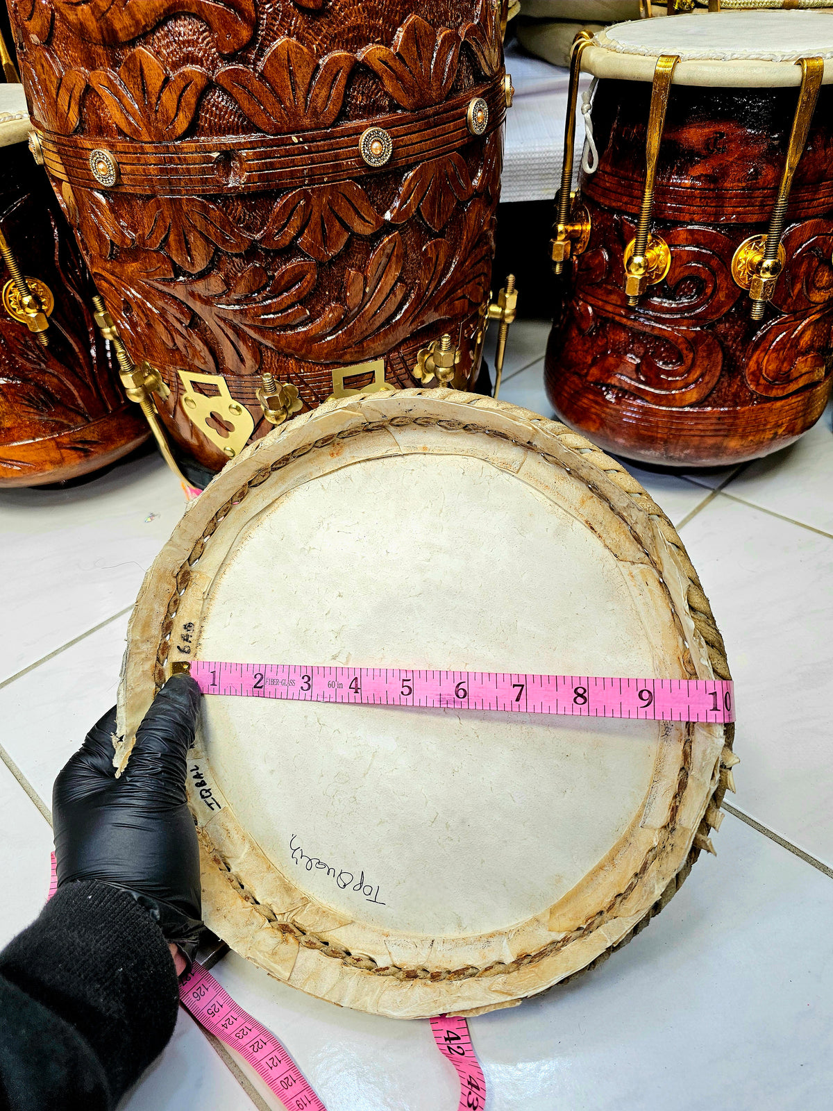 Top Quality 9.5" Iqbal Pro Bayan Skin - Sangeet Store