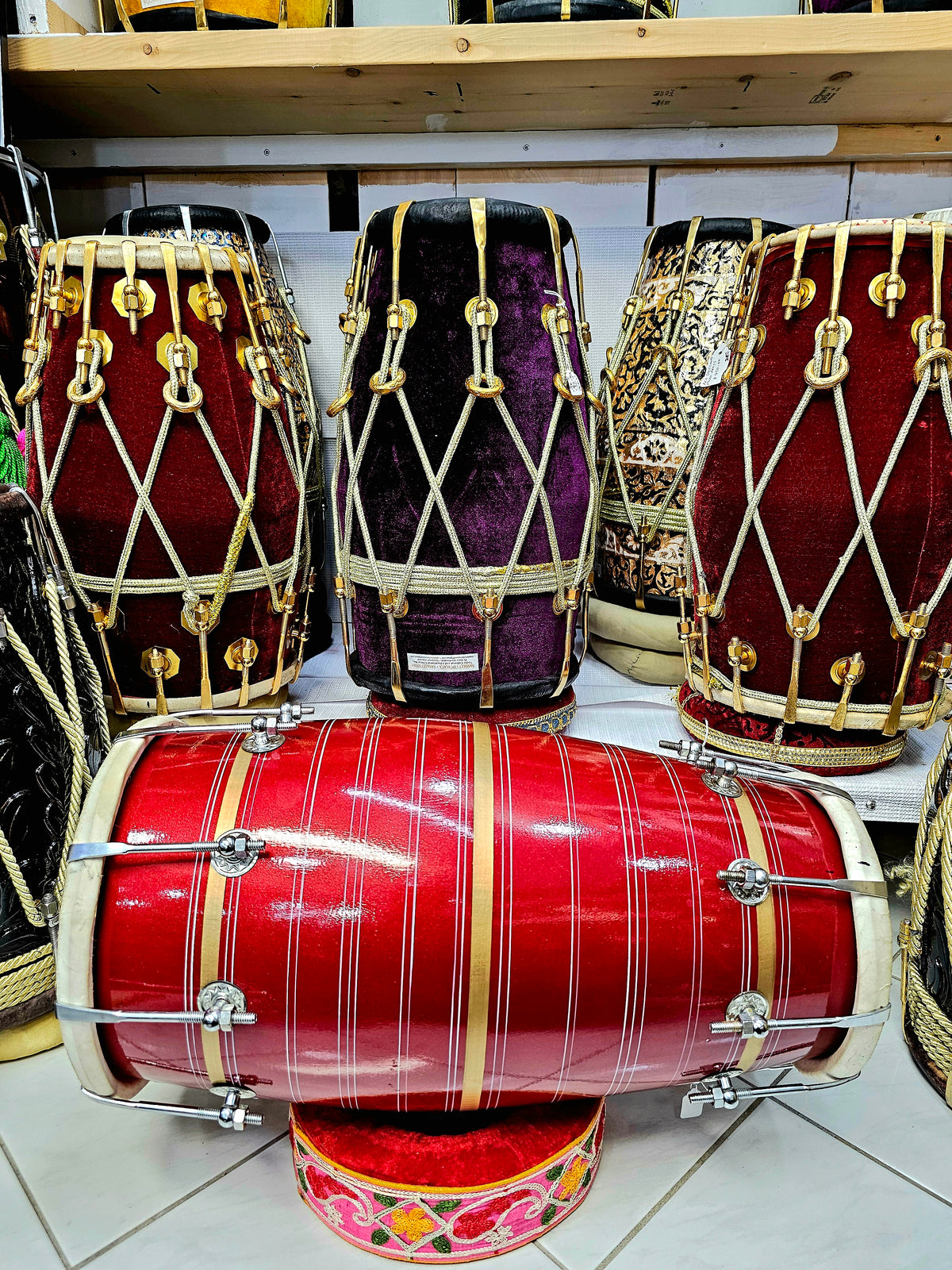 Crimson Bolt: Bolted West Indian Dholak