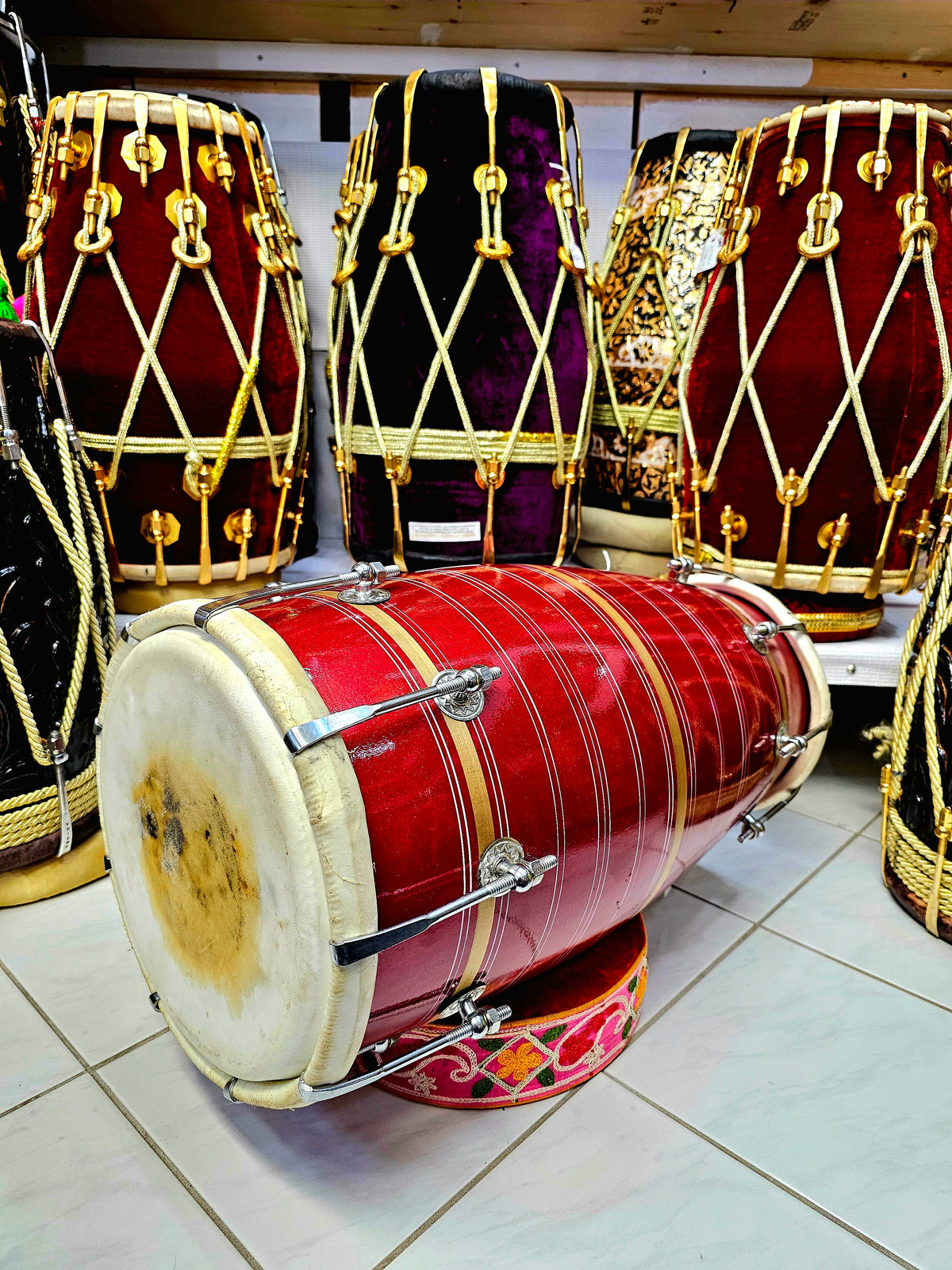 Crimson Bolt: Bolted West Indian Dholak