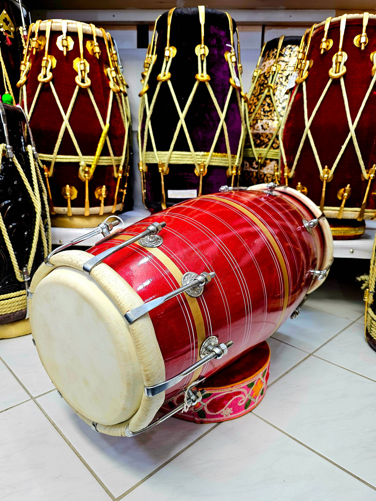 Crimson Bolt: Bolted West Indian Dholak