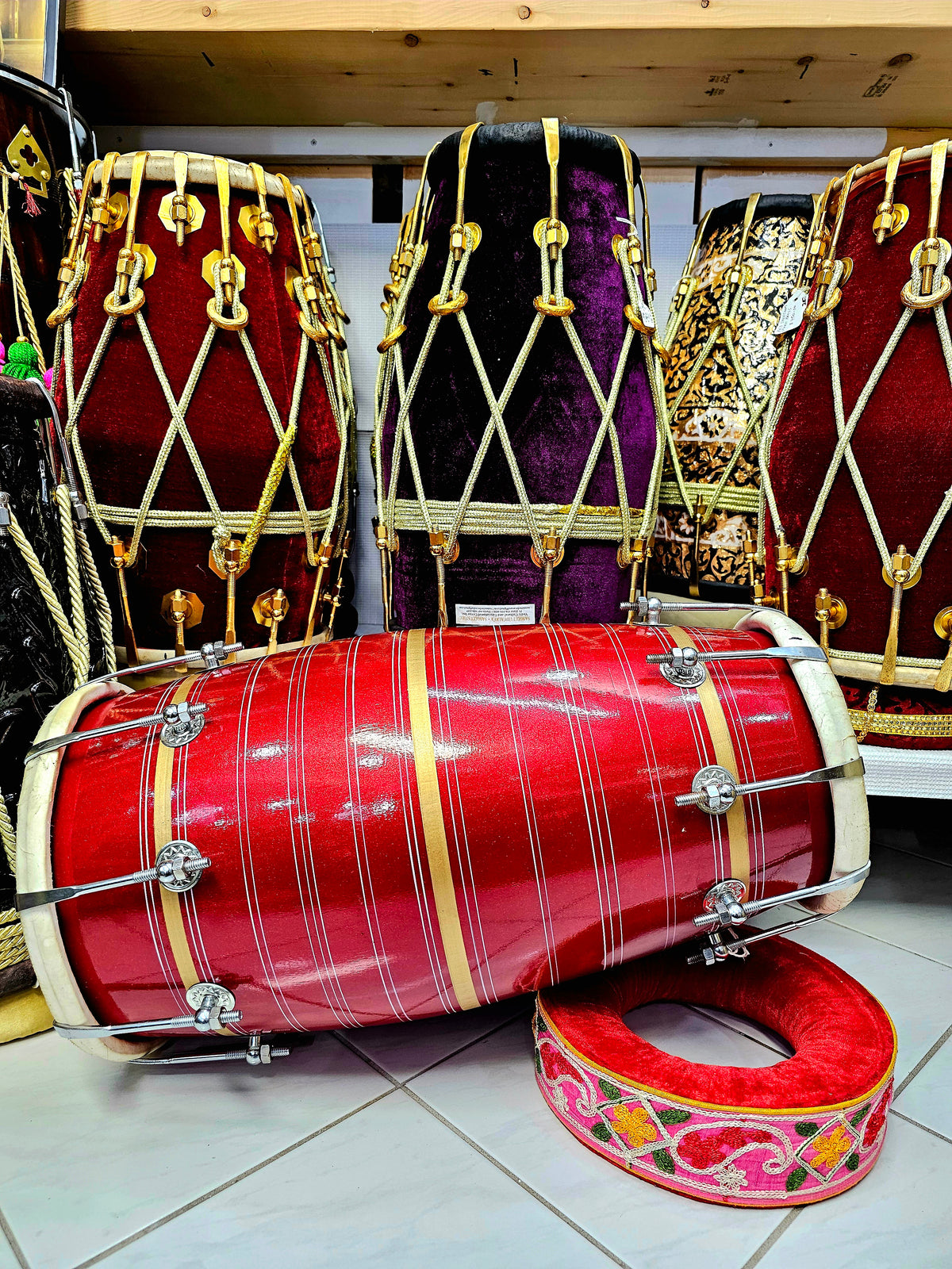 Crimson Bolt: Bolted West Indian Dholak