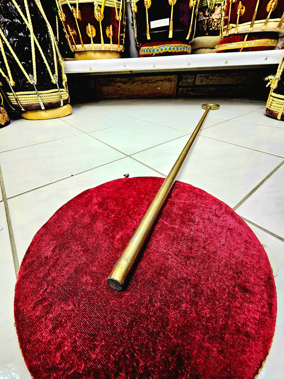 Echo Forge Brass-Coated Dandtaal: 38.25" Artisan Steel Thicker Edition