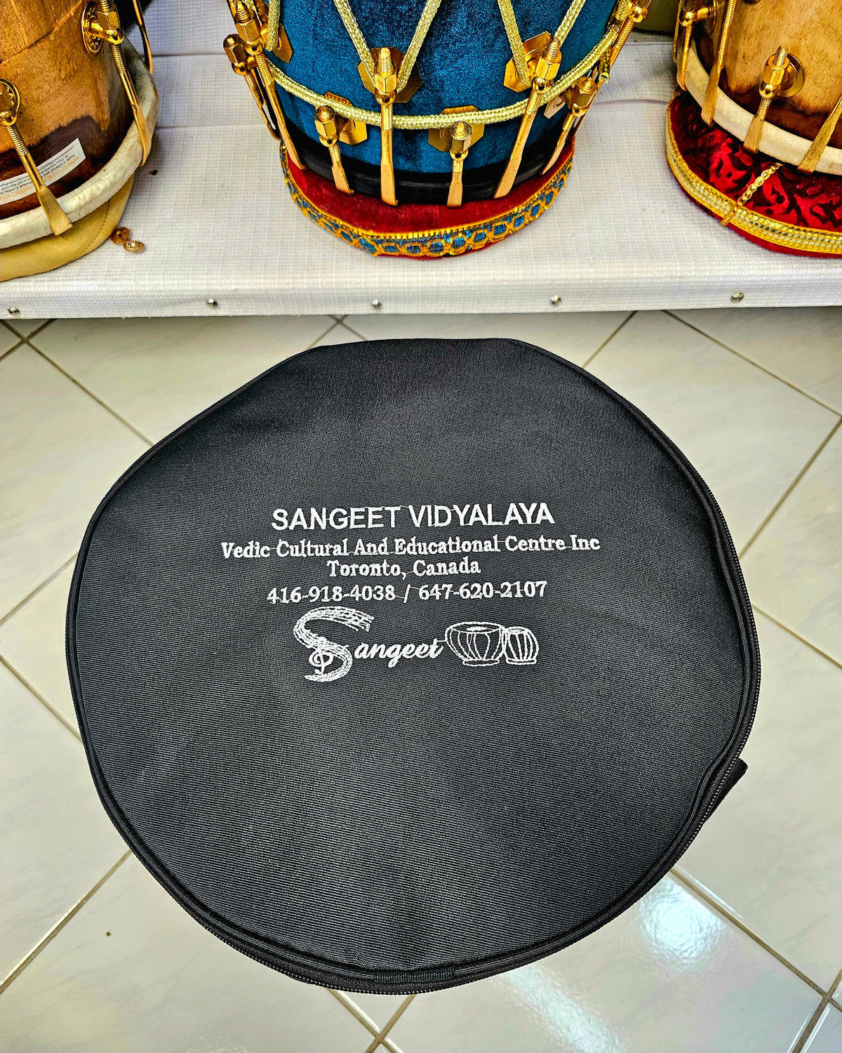 Sangeet Vidyalaya Elegance Black Single Bayan Bag - Sangeet Store