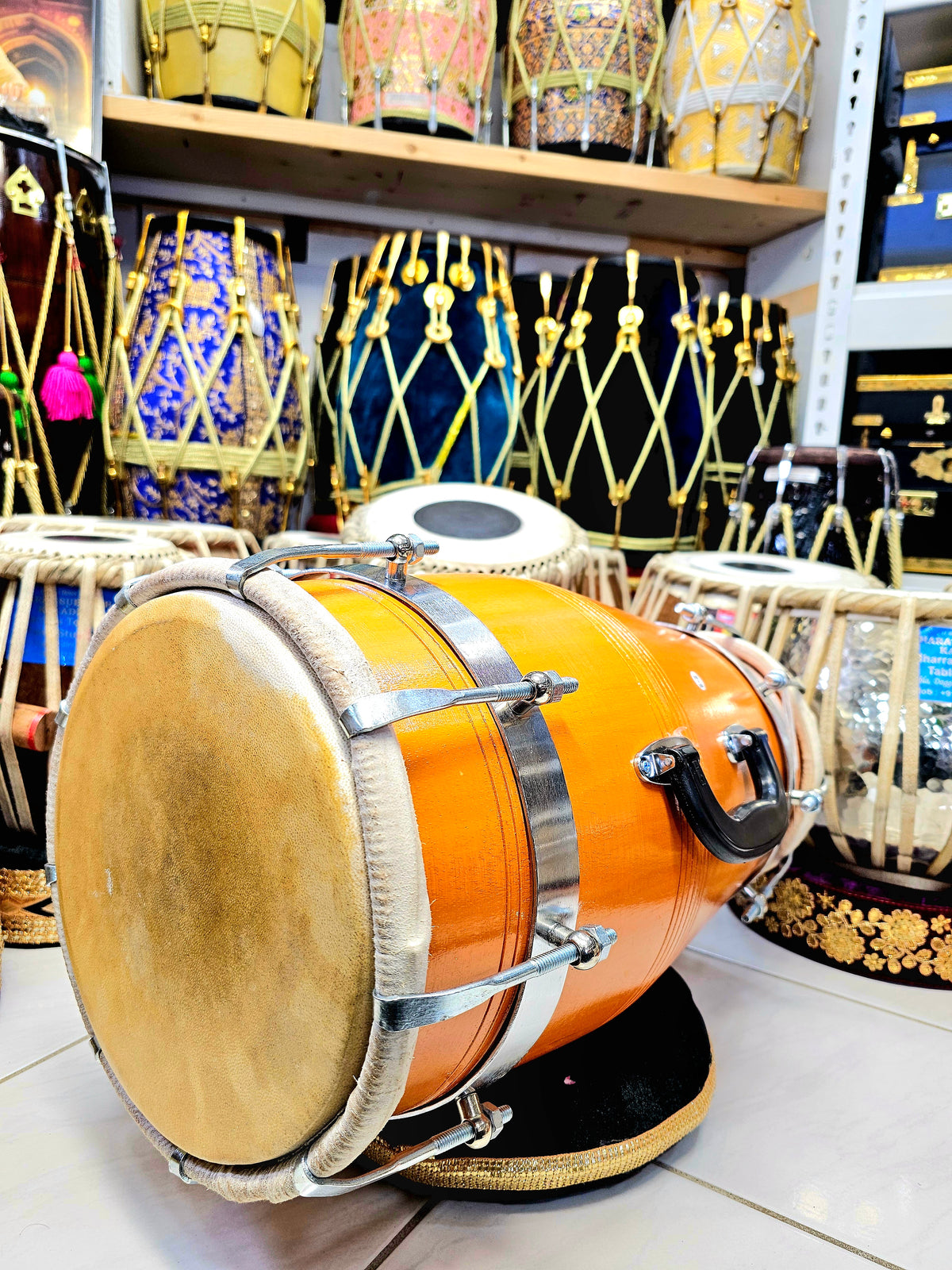 Custom Link for Anupam: Amberwood Rhythm Professional Red Sheesham Dholak