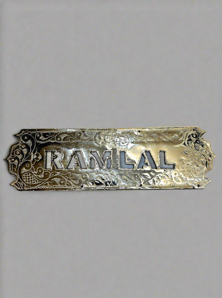 Customize Your Own Nameplate: Custom Silver or Gold Engraving for Scale Changer Harmoniums