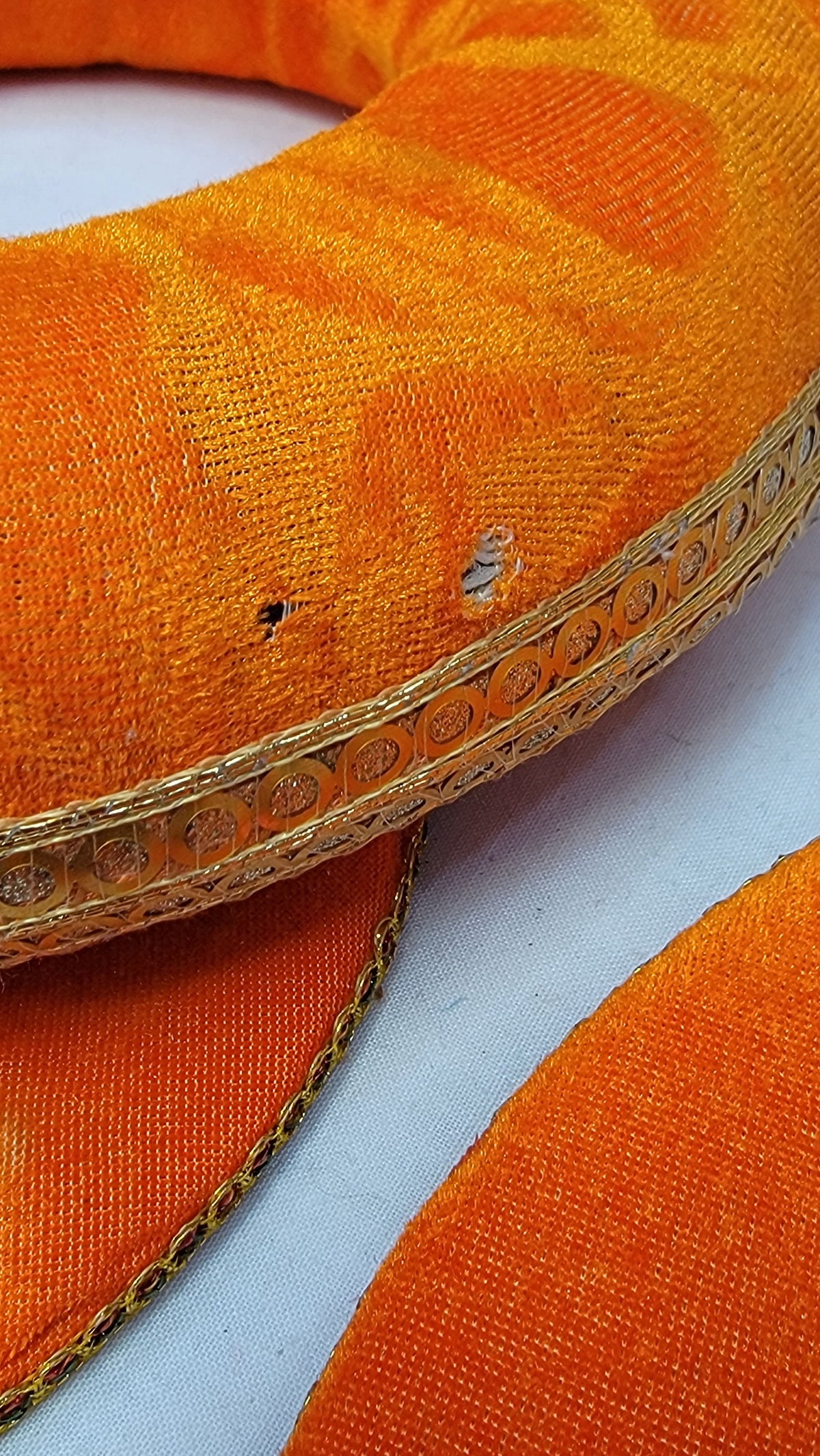 Vivid Tabla Rings – Orange & Gold (Minor Cosmetic Defects) - Sangeet Store