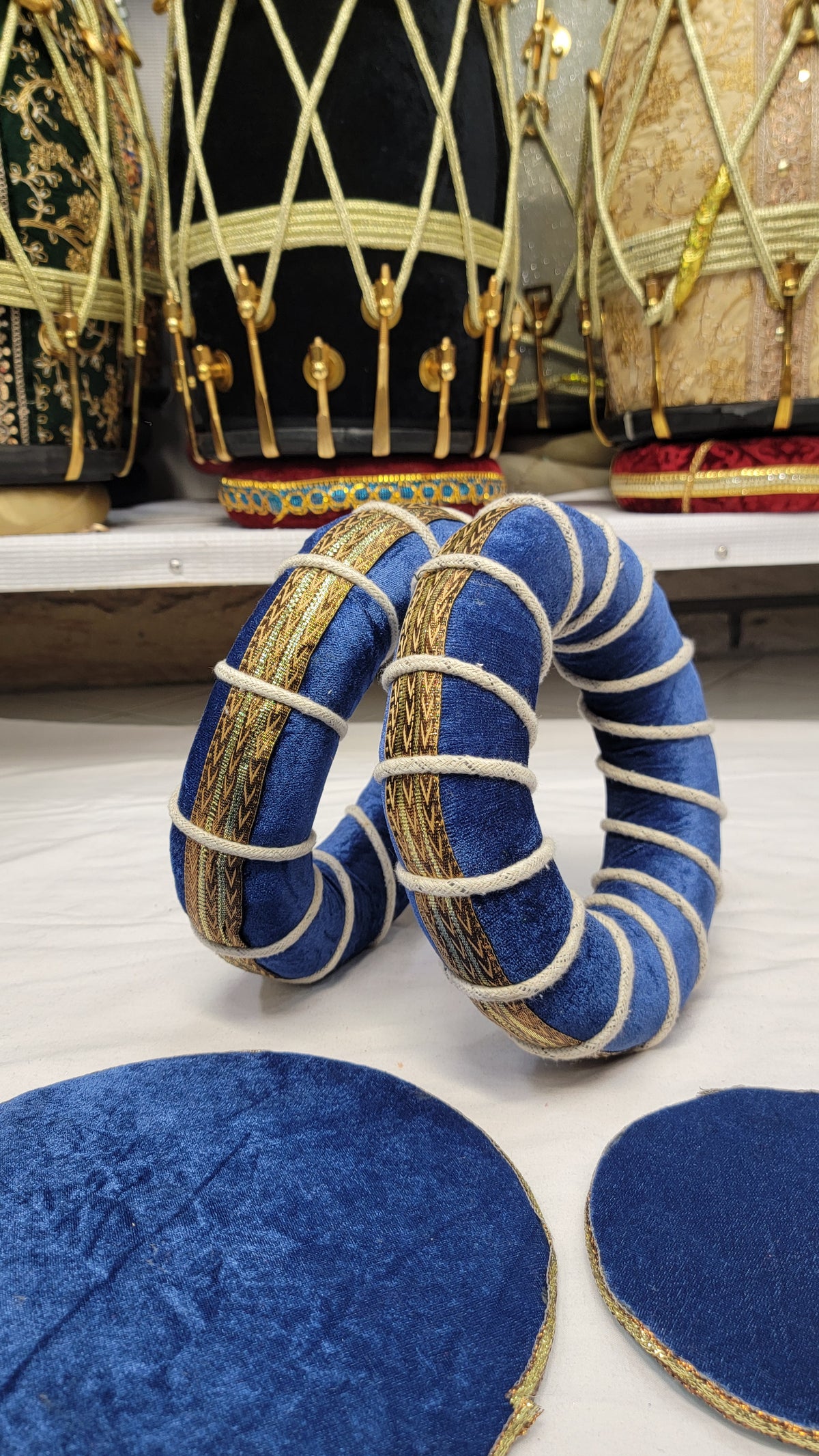 Marina Tabla Rings – Ocean Blue (Minor Cosmetic Defects)