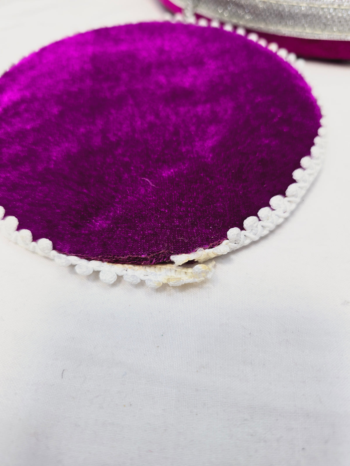Aurora Magenta Tabla Rings – Magenta with Silver Accents *Minor Cosmetic Defects - Sangeet Store