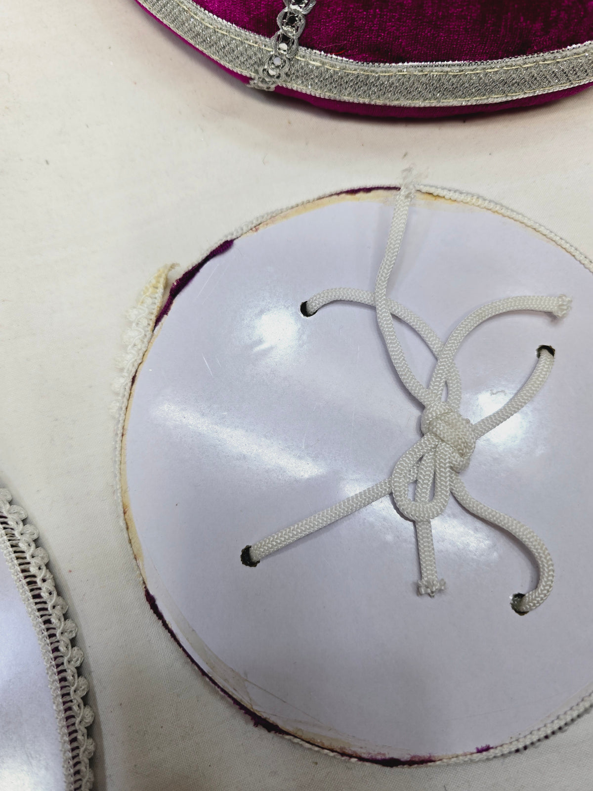 Aurora Magenta Tabla Rings – Magenta with Silver Accents *Minor Cosmetic Defects - Sangeet Store
