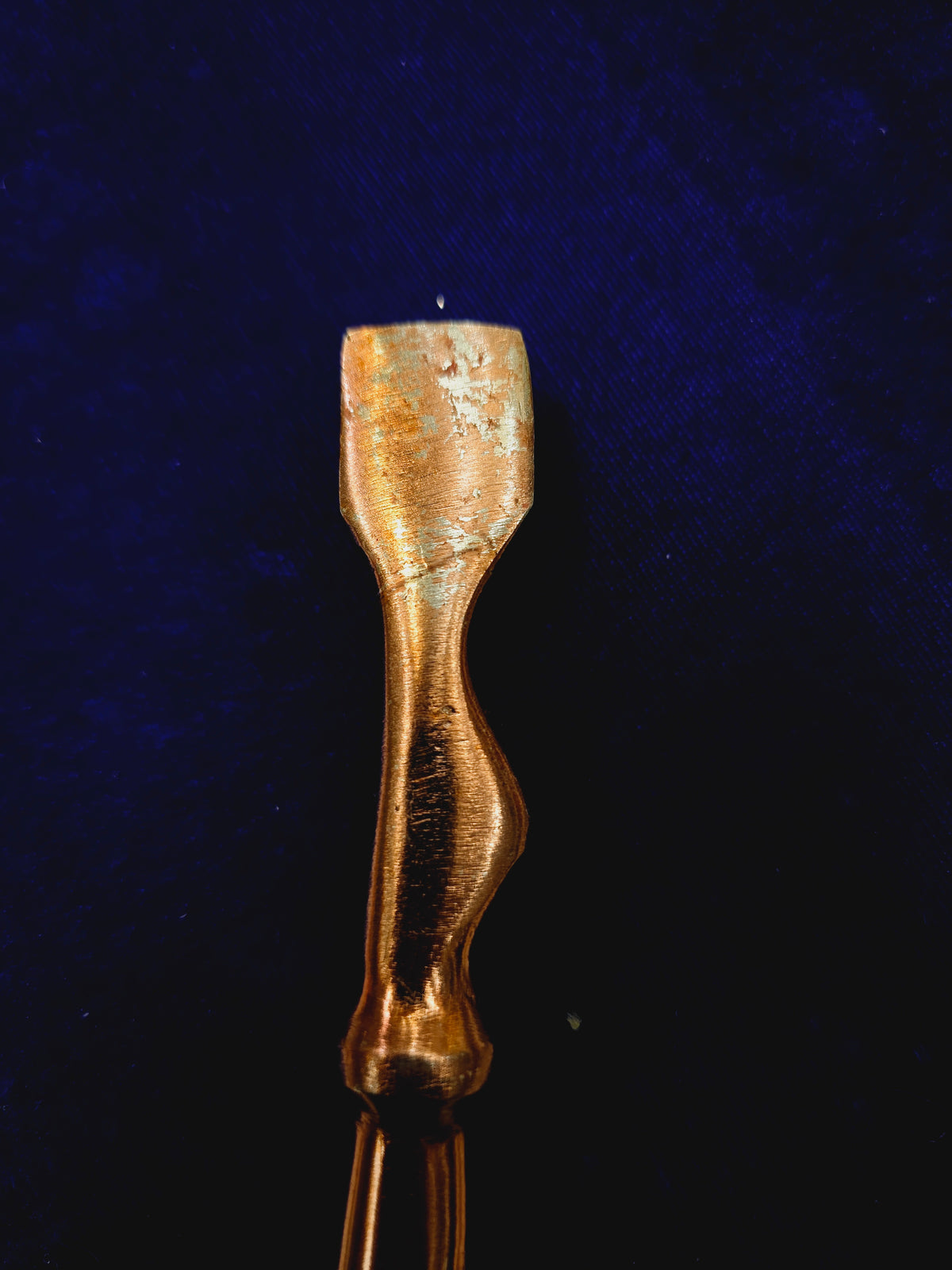 Bronze Touch Tabla Hammer – Round Head with Minor Polish Chips - Sangeet Store