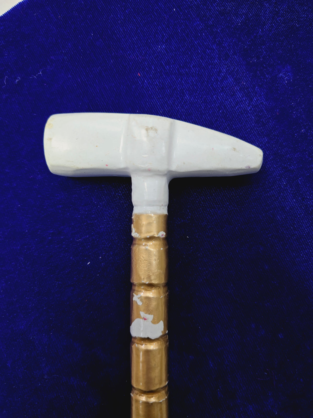 Ivory Gold Tabla Hammer – Curved End with Minor Cosmetic Defects - Sangeet Store