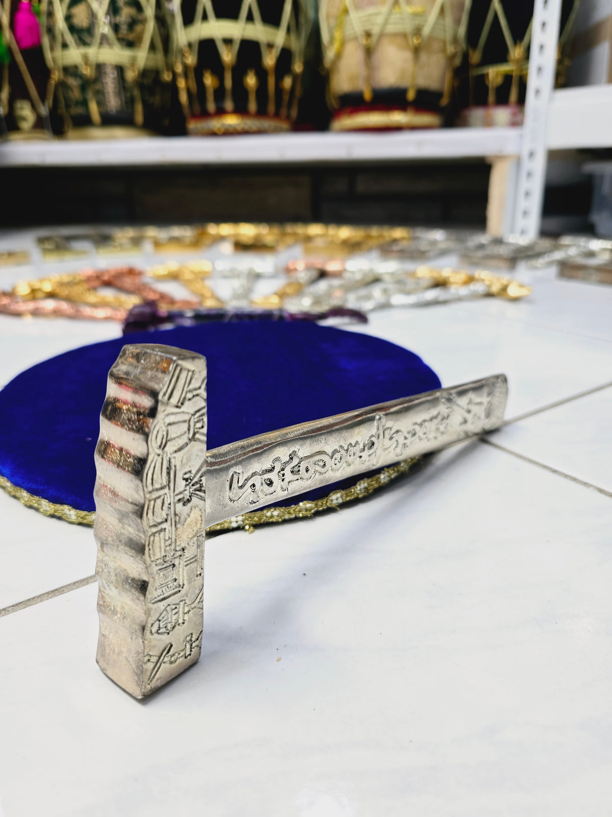 Sangeet Harmony Silver Tabla Hammer – Tabla & Guitar Engraving - Sangeet Store
