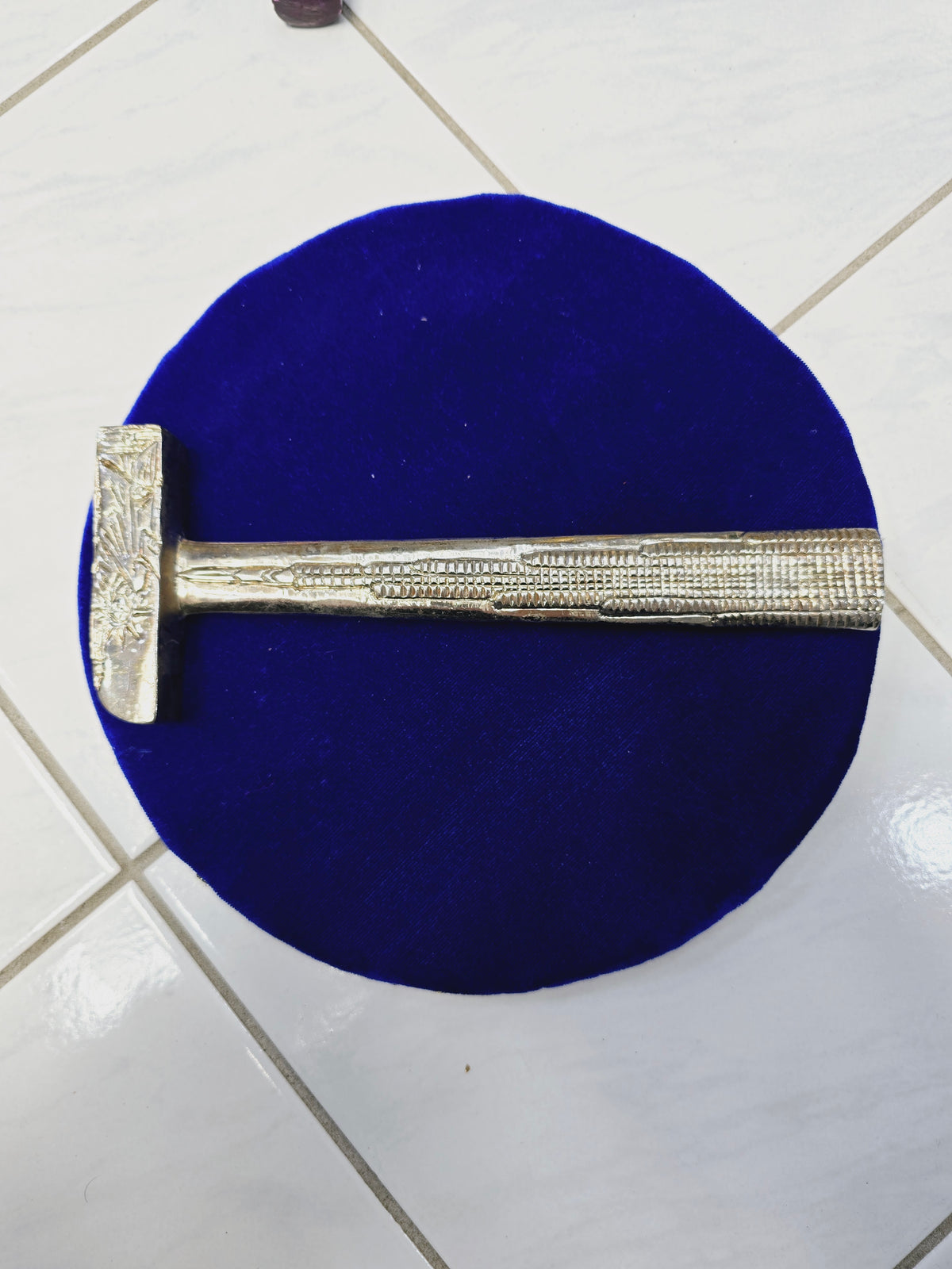 Silver Icons Tabla Hammer – Statue of Liberty & Burj Khalifa Engraving - Sangeet Store