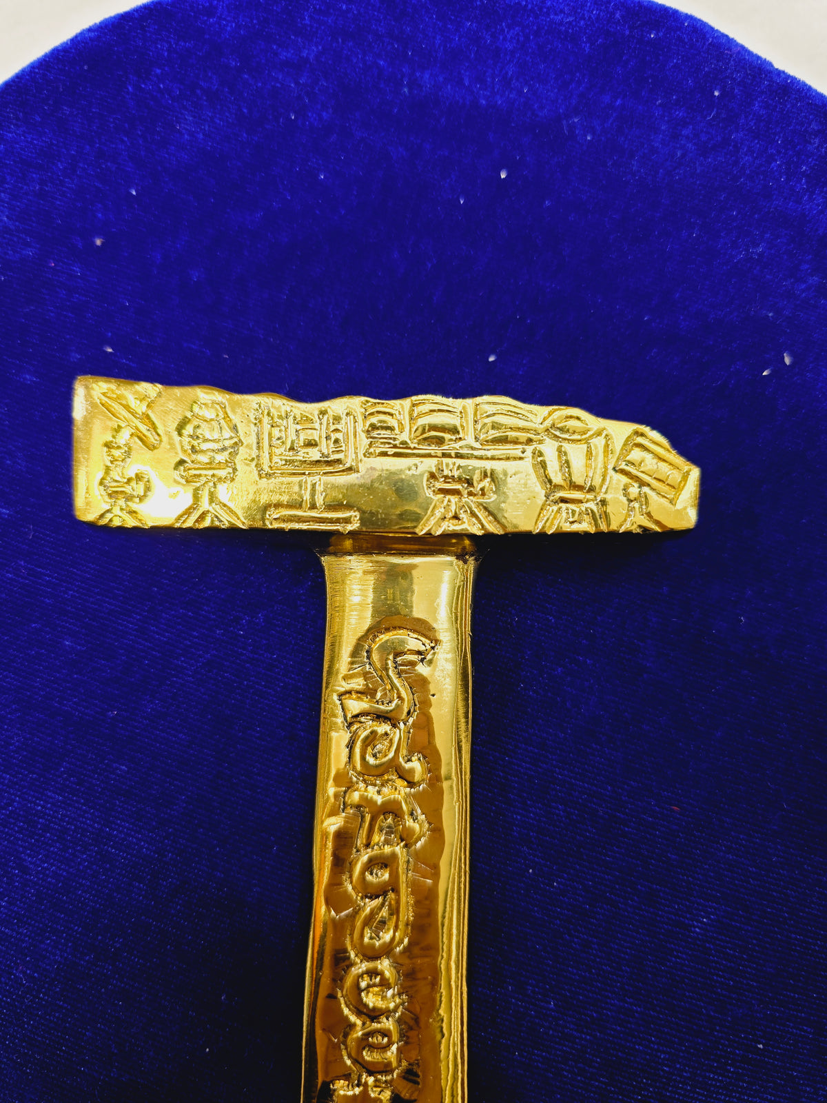 Golden Harmony Tabla Hammer – Engraved Guitar & Tabla Design - Sangeet Store