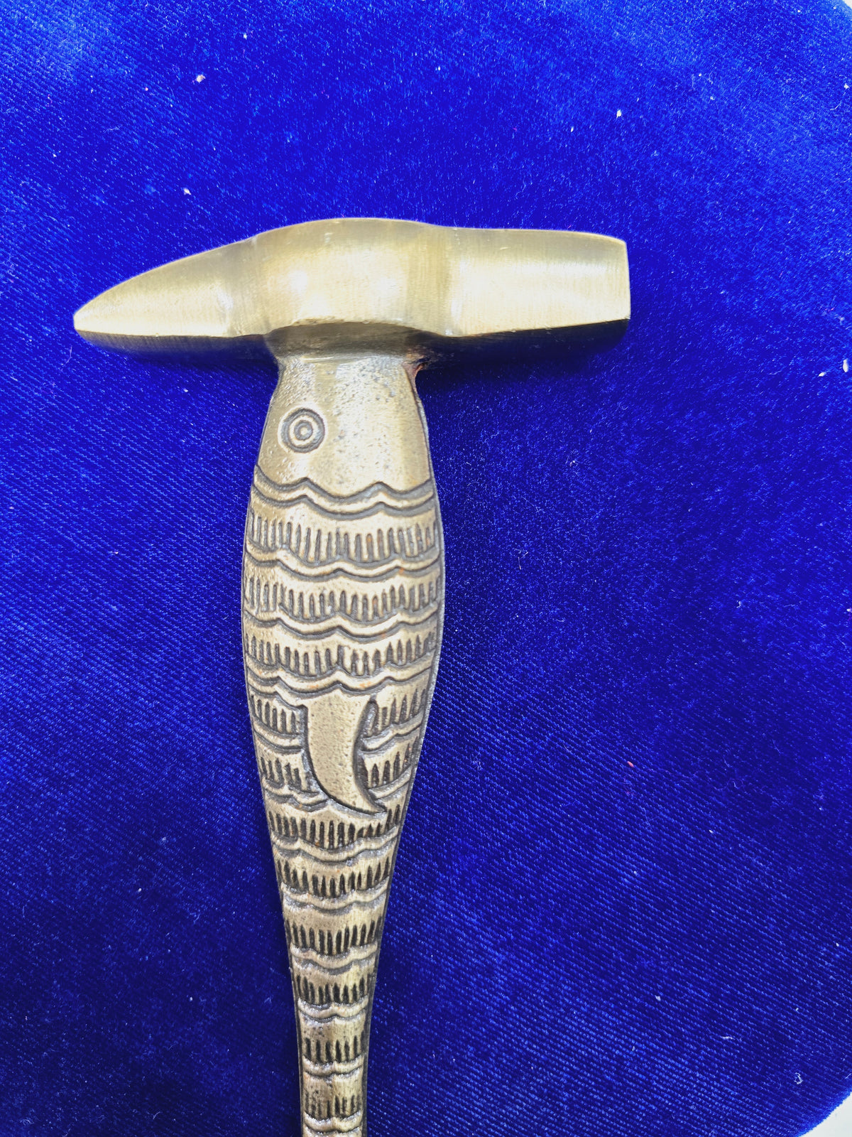 Rustic Goldfish Tabla Hammer – Gold & Black Fish Design - Sangeet Store
