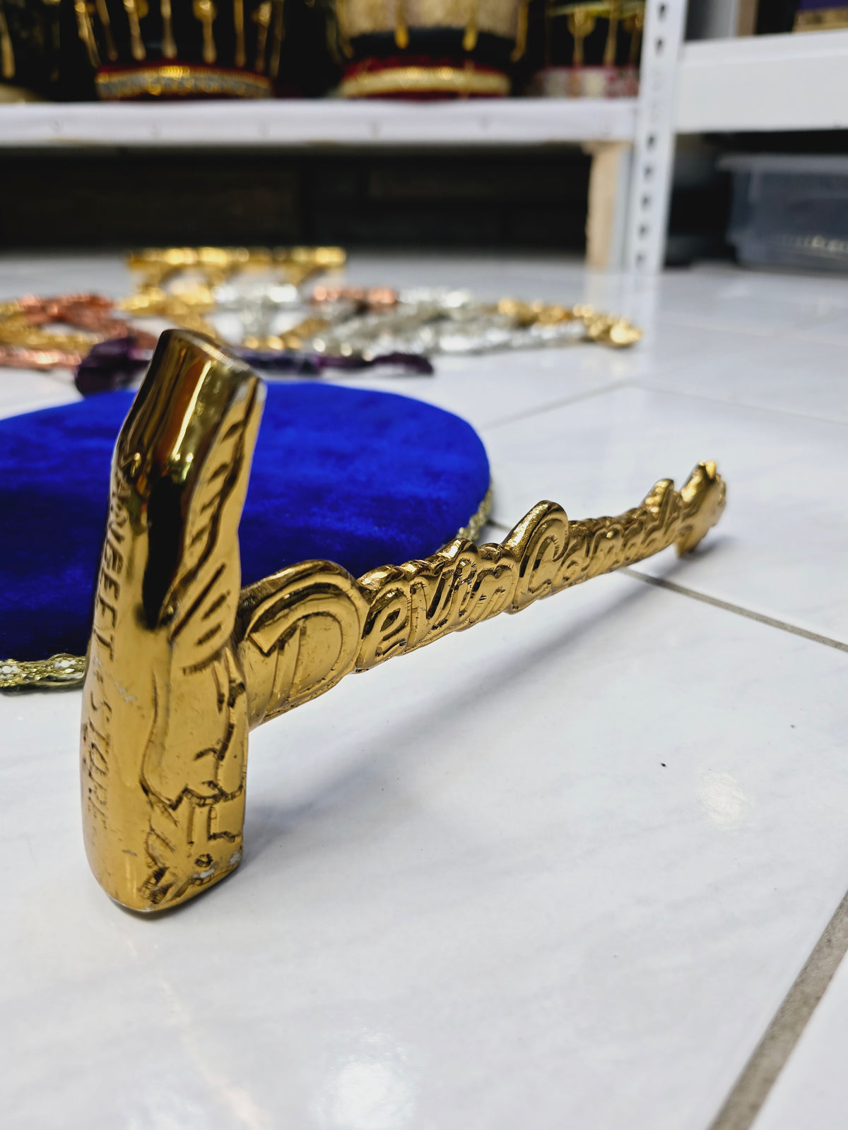 Golden Majesty Tabla Hammer – Devin Canada Engraving - Sangeet Store