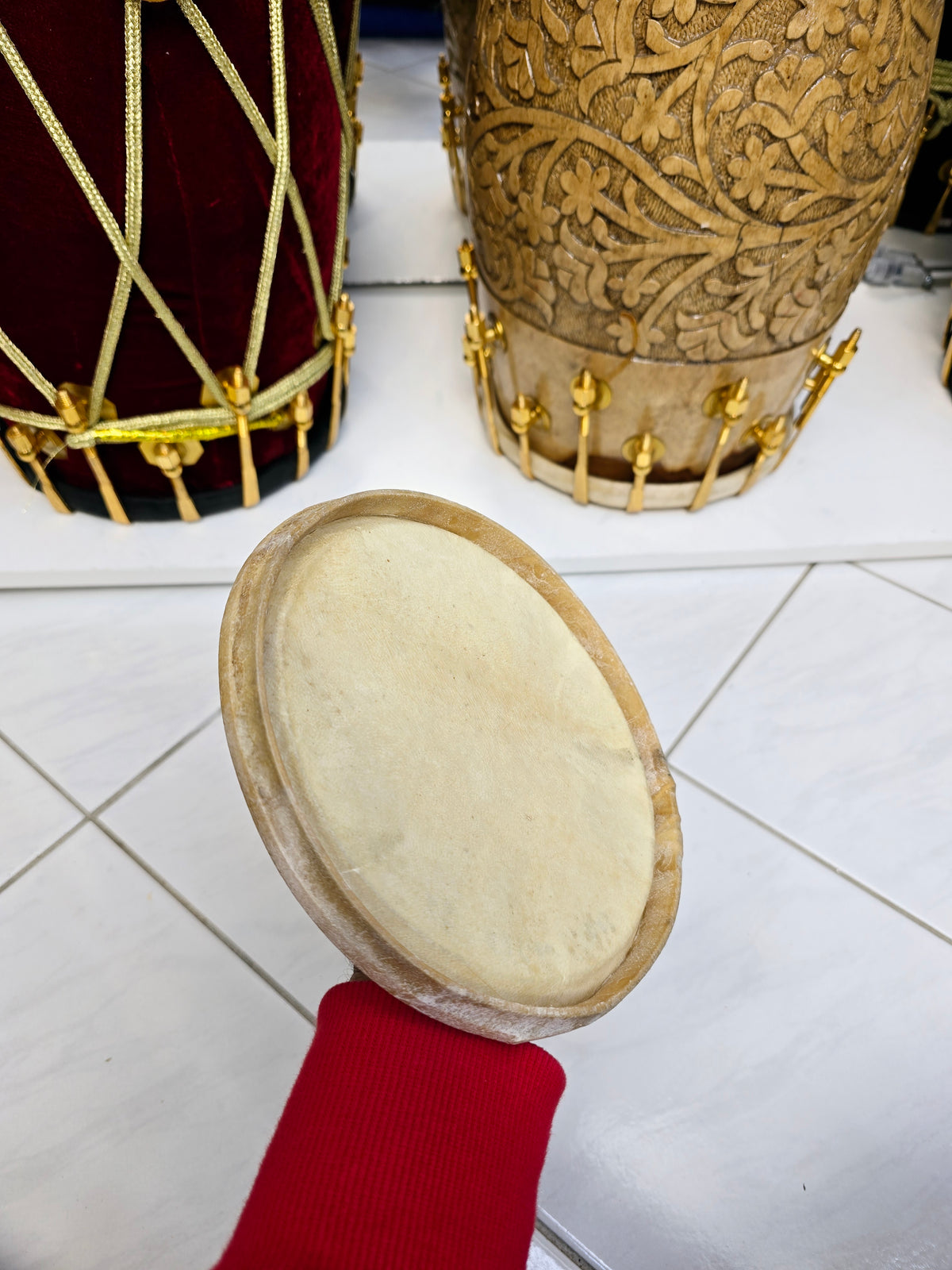 Standard 6.5" Dholak Treble Skin - Sangeet Store