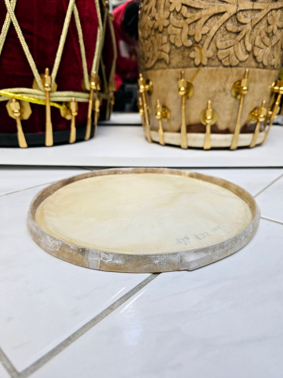 Standard 8.25" Dholak Bass Skin - Sangeet Store