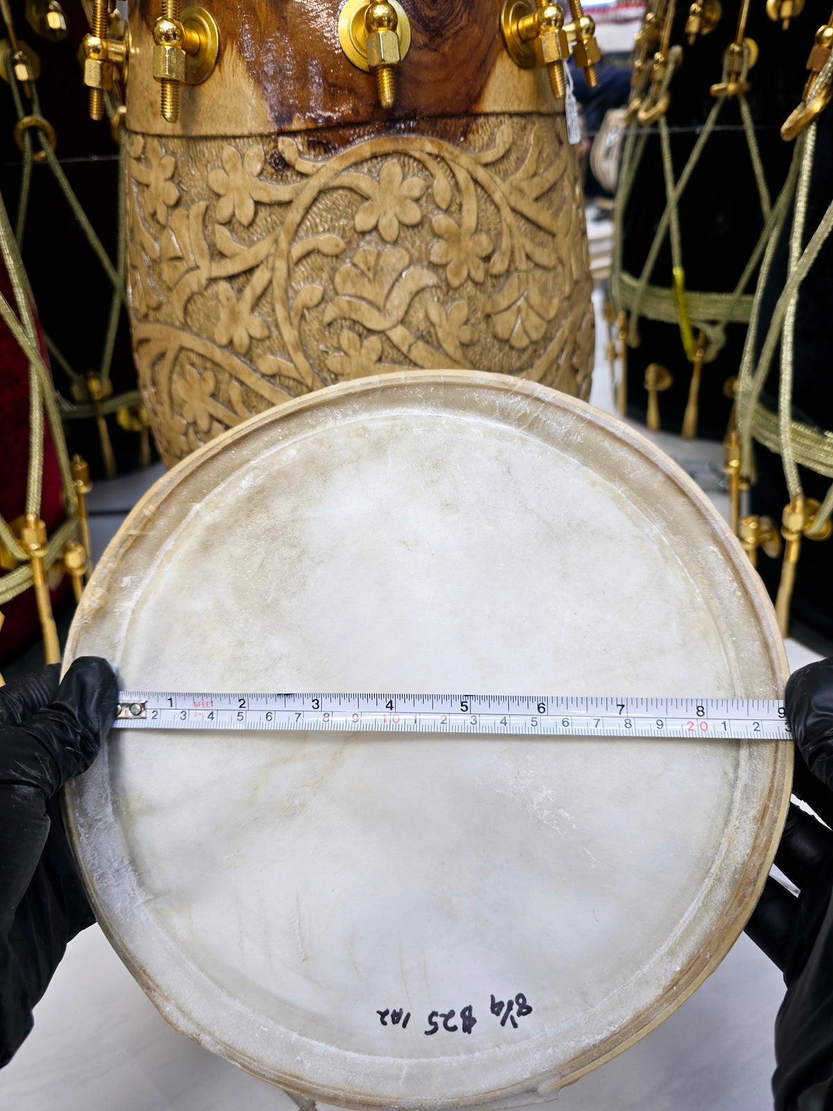 Standard 8.25" Dholak Bass Skin - Sangeet Store