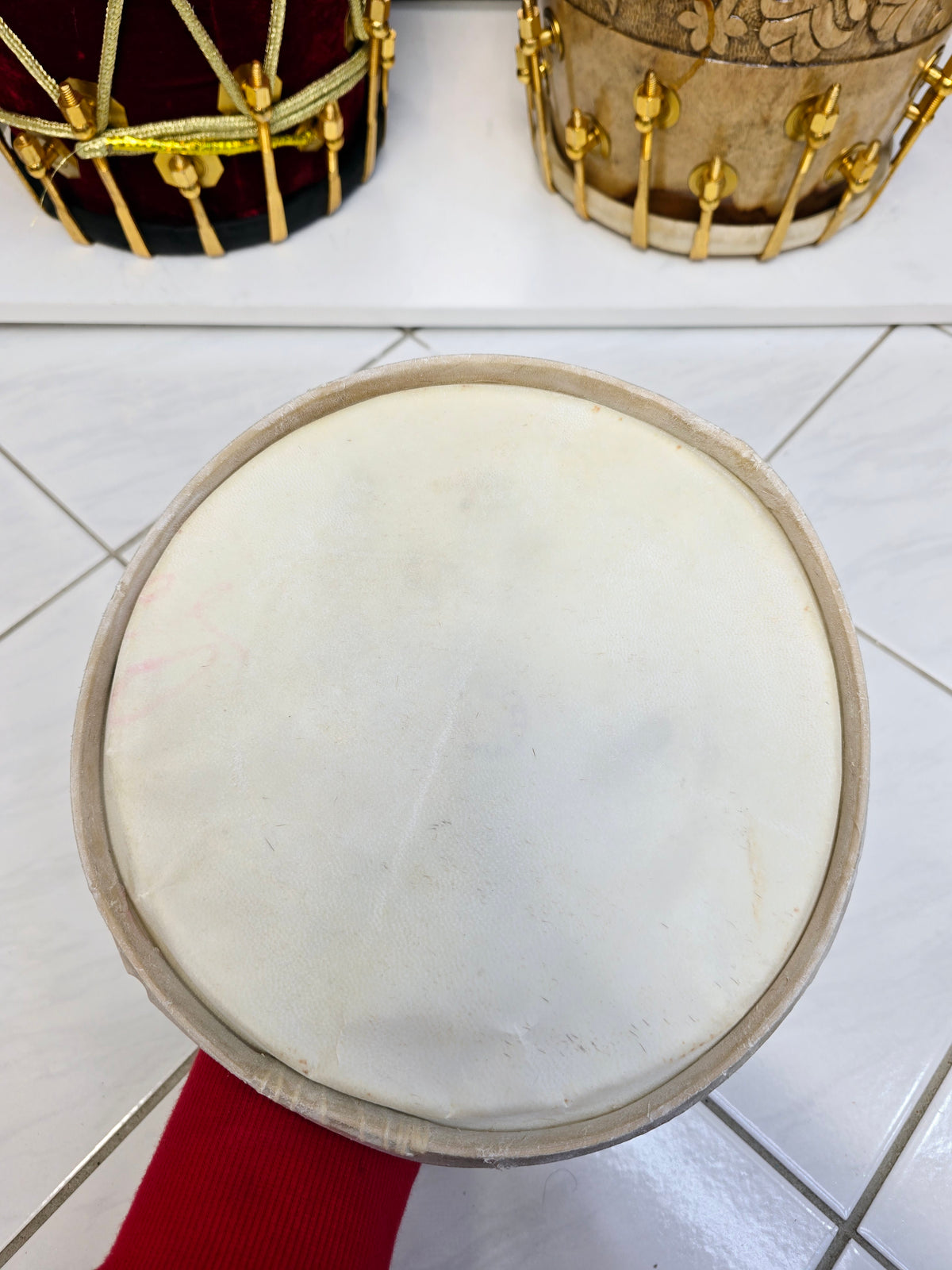 Standard 8.75" Dholak Bass Skin - Sangeet Store