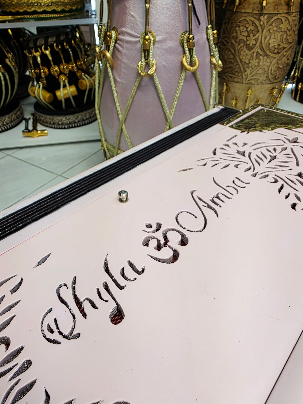 Rosé Aura – Custom Matte Pink 5-Scale Changer Harmonium - Sangeet Store