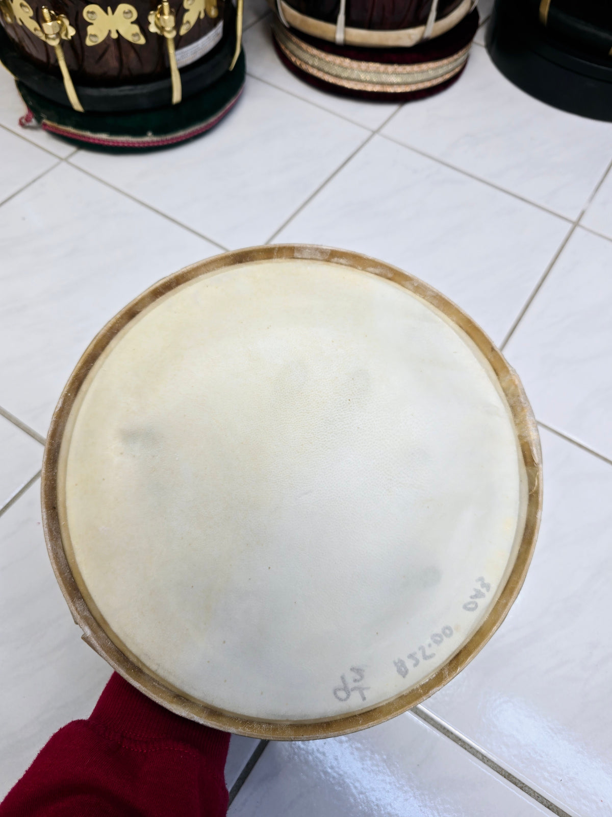 Standard 9.5" Dholak Bass Skin - Sangeet Store