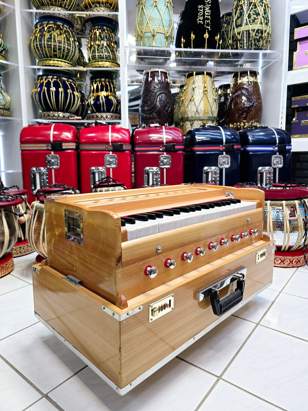 Ember Trekker Harmonium – Professional 2-Reed Traveller with LHC