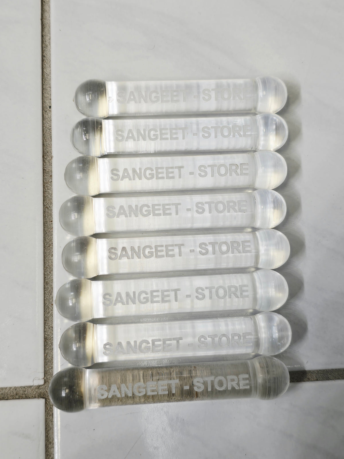 Clear Bayan Ghattas (8 Piece Set) - Sangeet Store