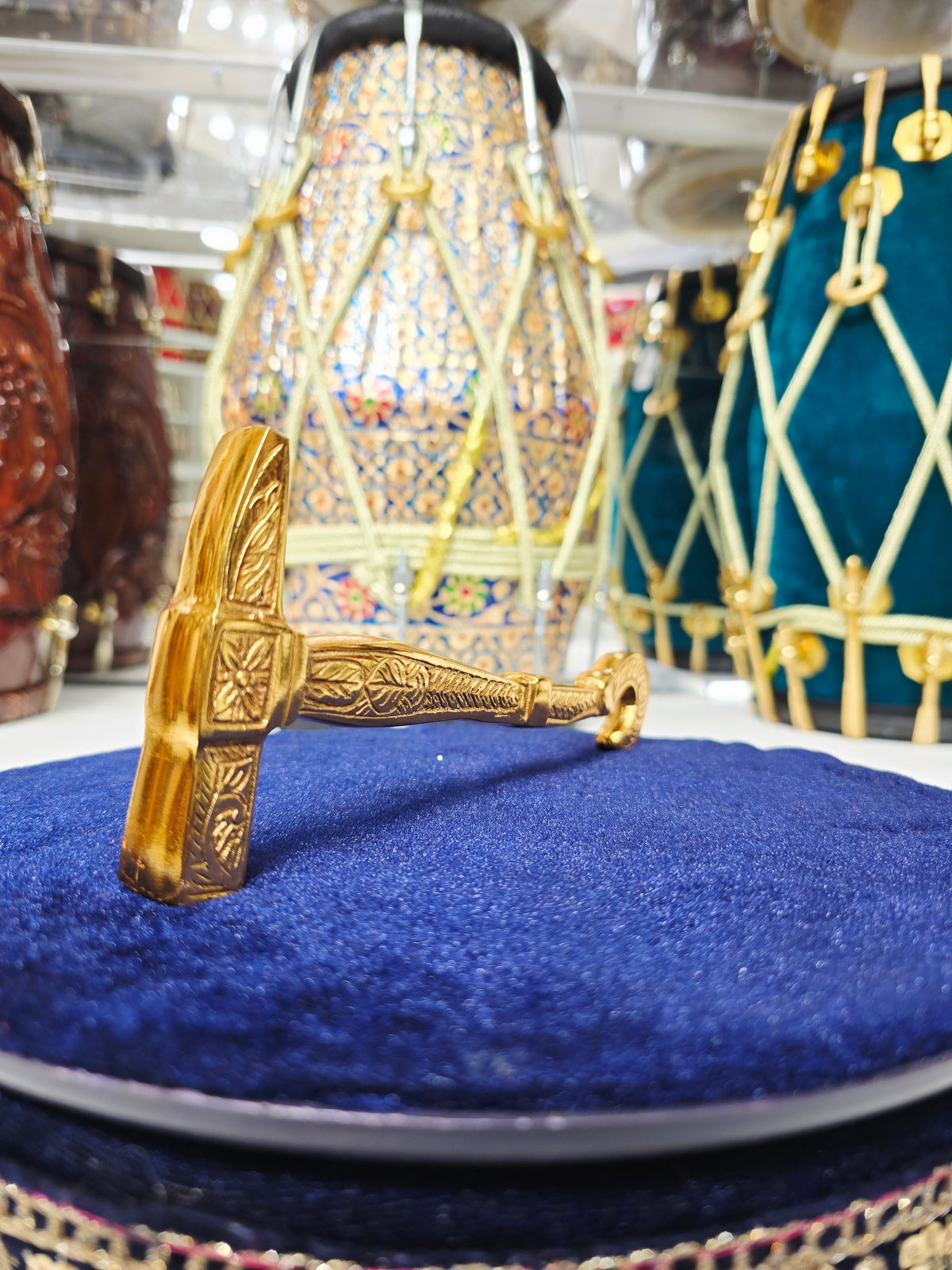 Premium Yellow Gold Plated Hammer - Sangeet Store