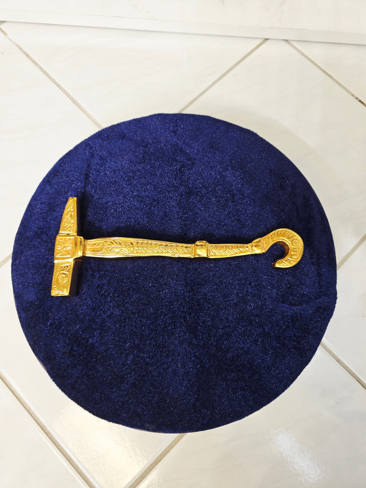 Premium Yellow Gold Plated Hammer - Sangeet Store