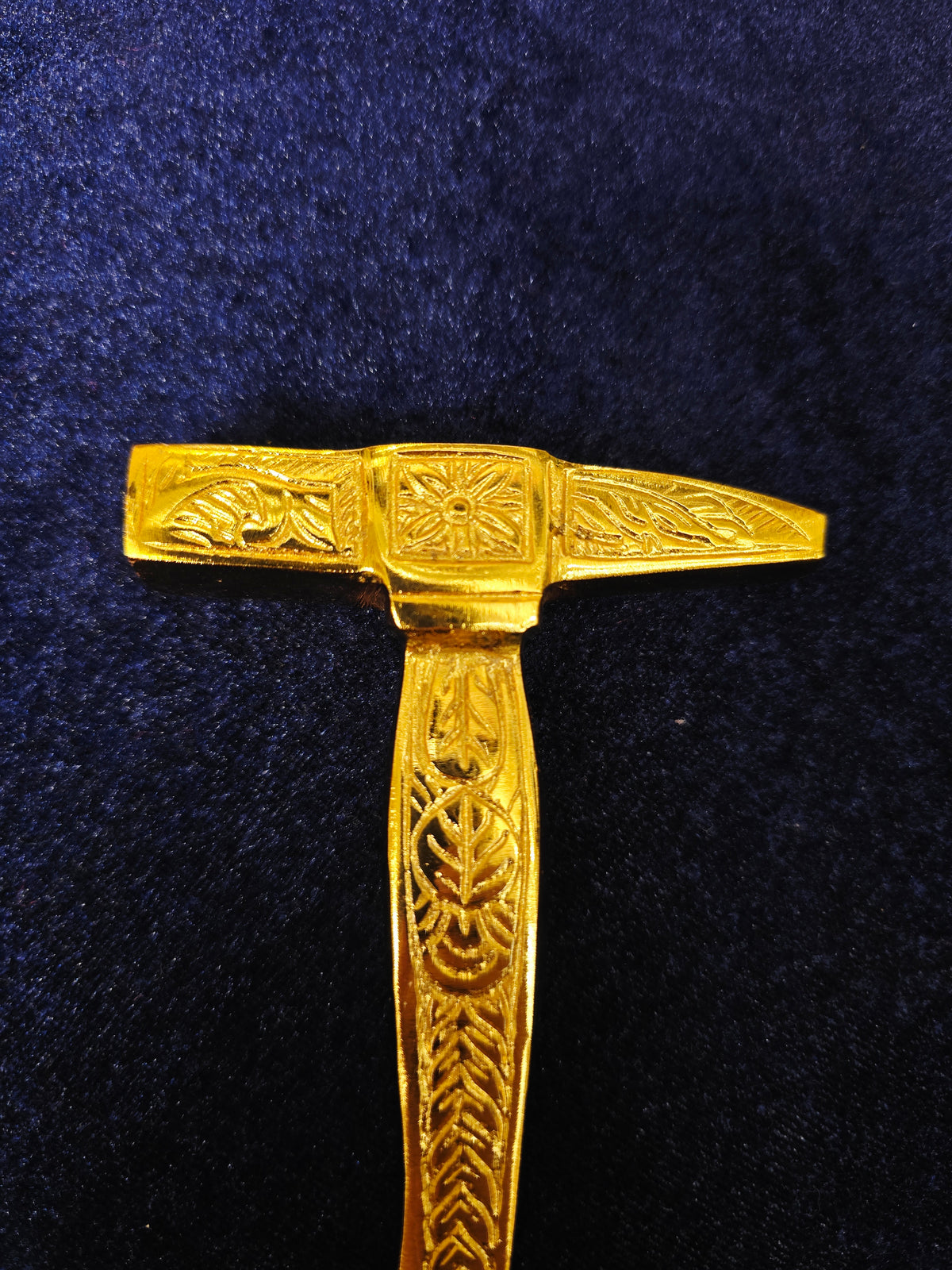 Premium Yellow Gold Plated Hammer - Sangeet Store