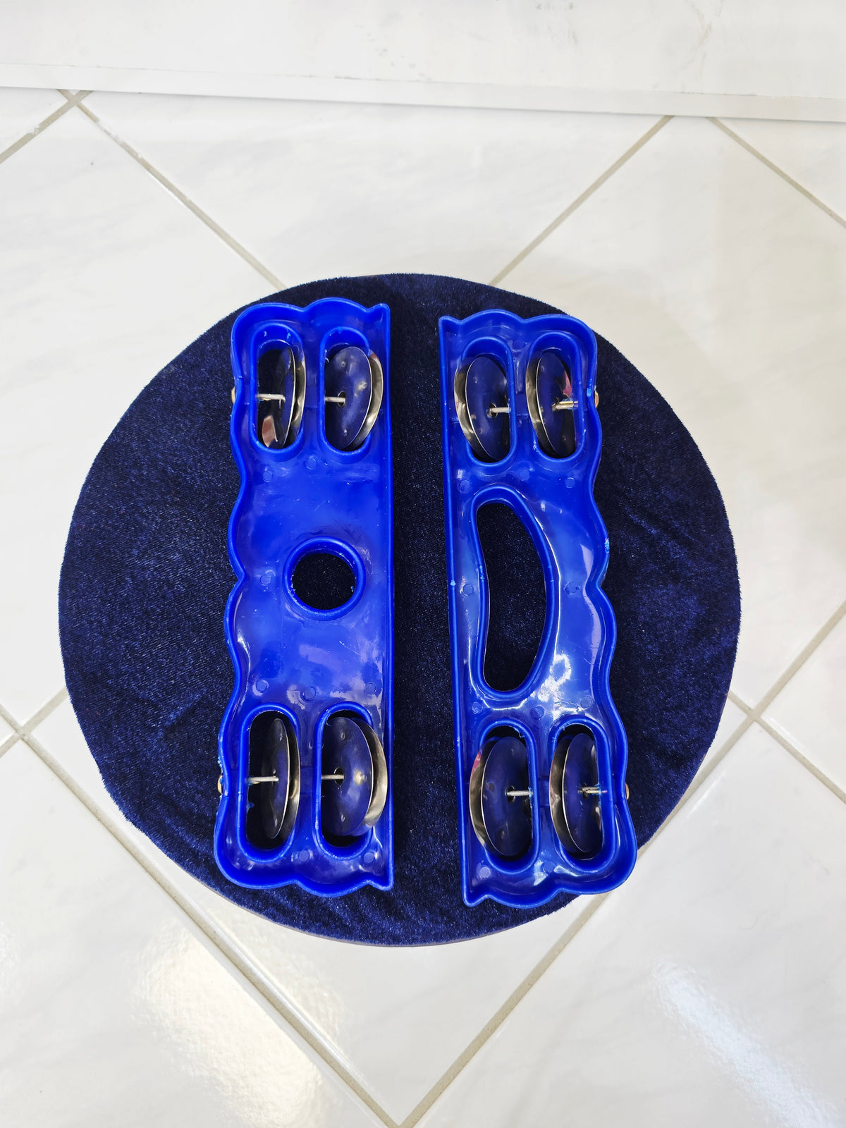 Taal Wave – Blue Devotional Hand Khartaal