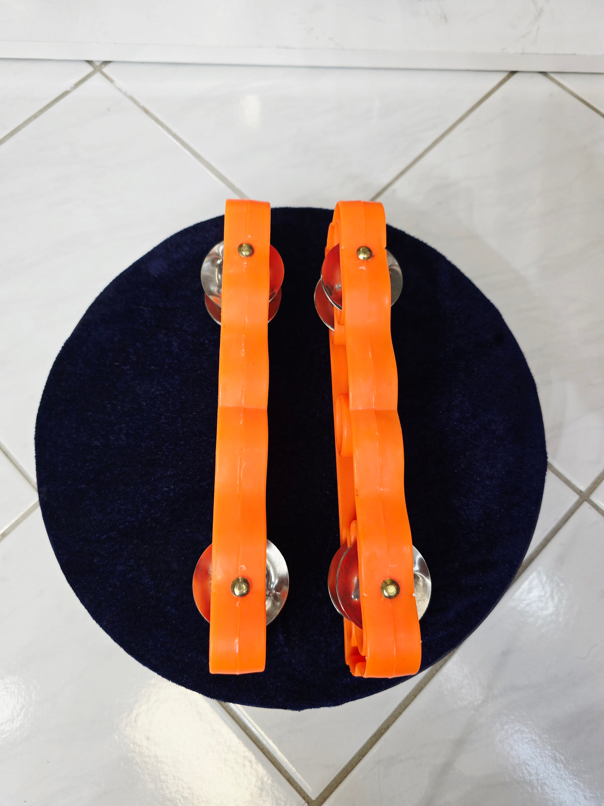 Taal Agni – Bold Orange Devotional Hand Khartaal