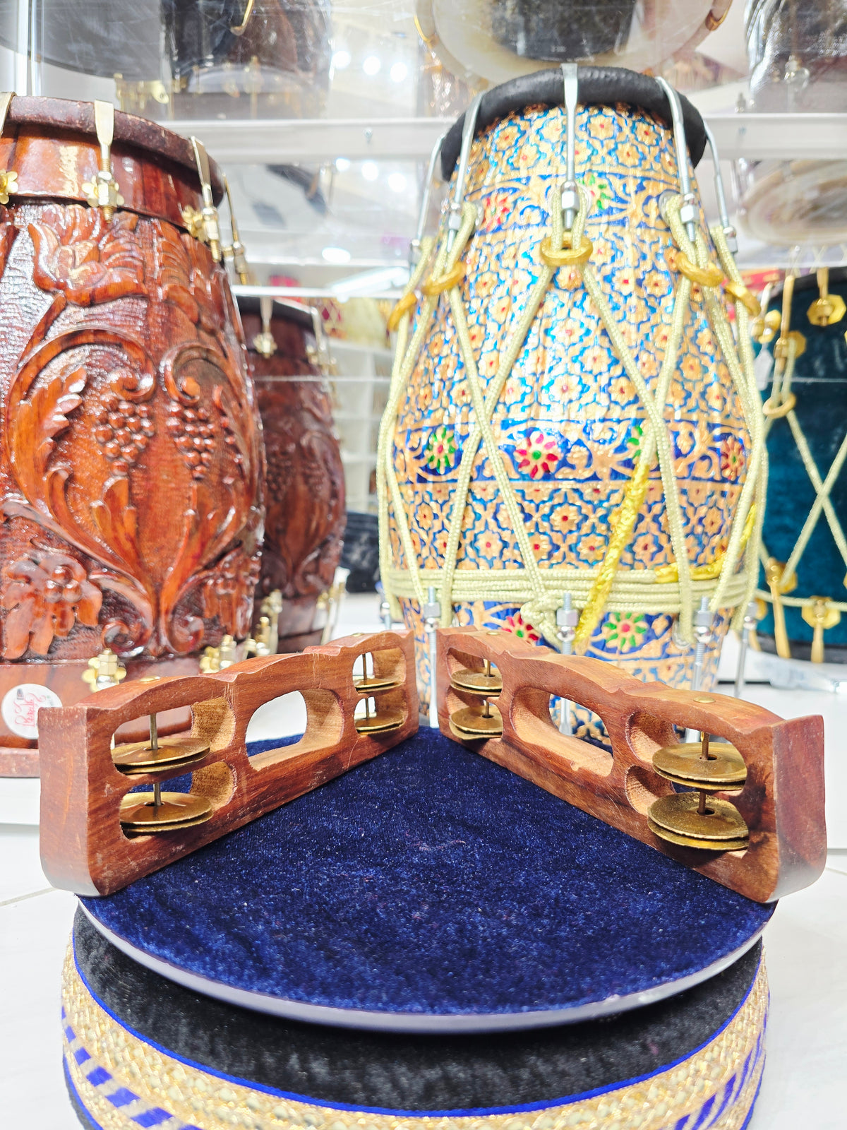 Taal Vriksha – Traditional Wooden Hand Khartaal *Very Minor Cosmetic Defects*