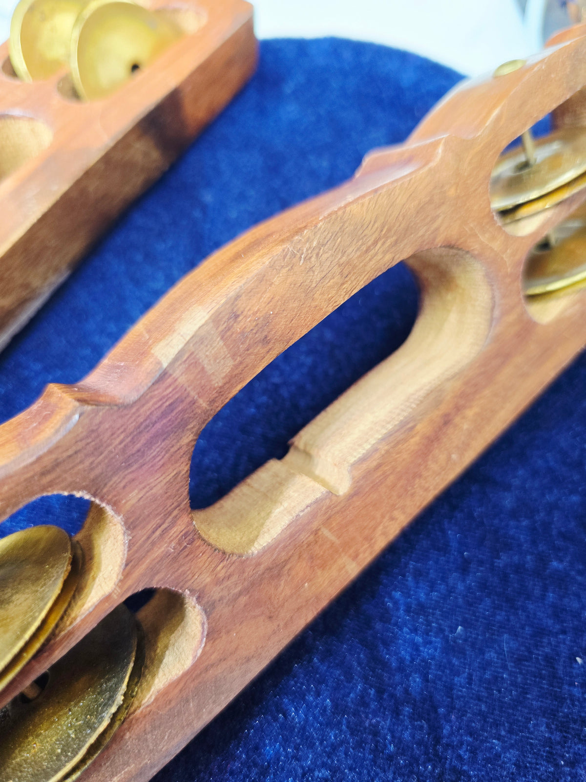 Taal Vriksha – Traditional Wooden Hand Khartaal *Very Minor Cosmetic Defects*