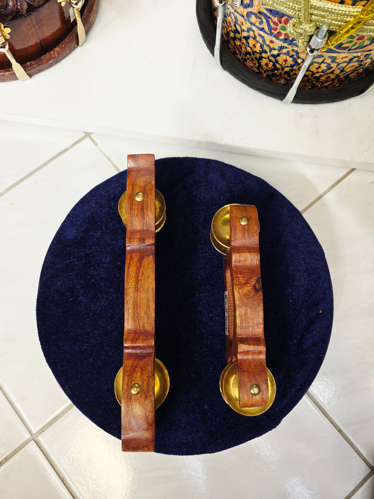 Taal Milap – Dual-Size Wooden Hand Khartaal Set