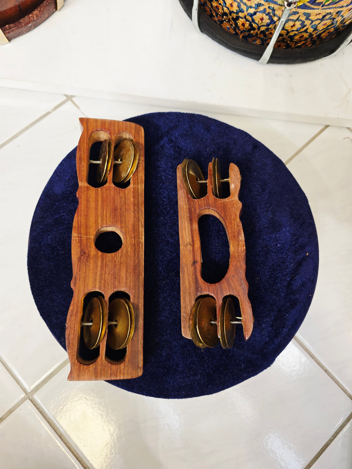 Taal Milap – Dual-Size Wooden Hand Khartaal Set