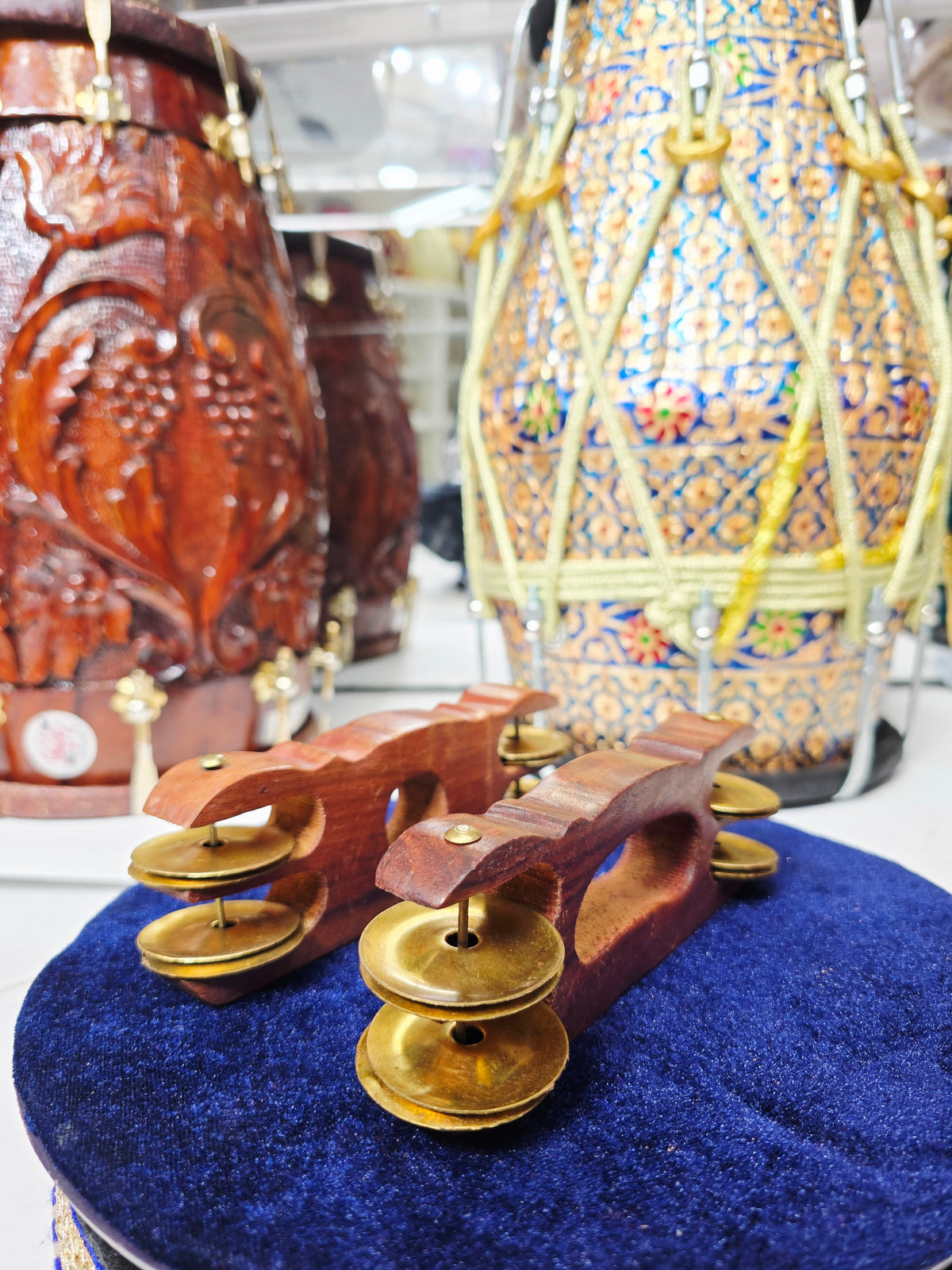 Taal Chhavi – Compact Wooden Hand Khartaal Set