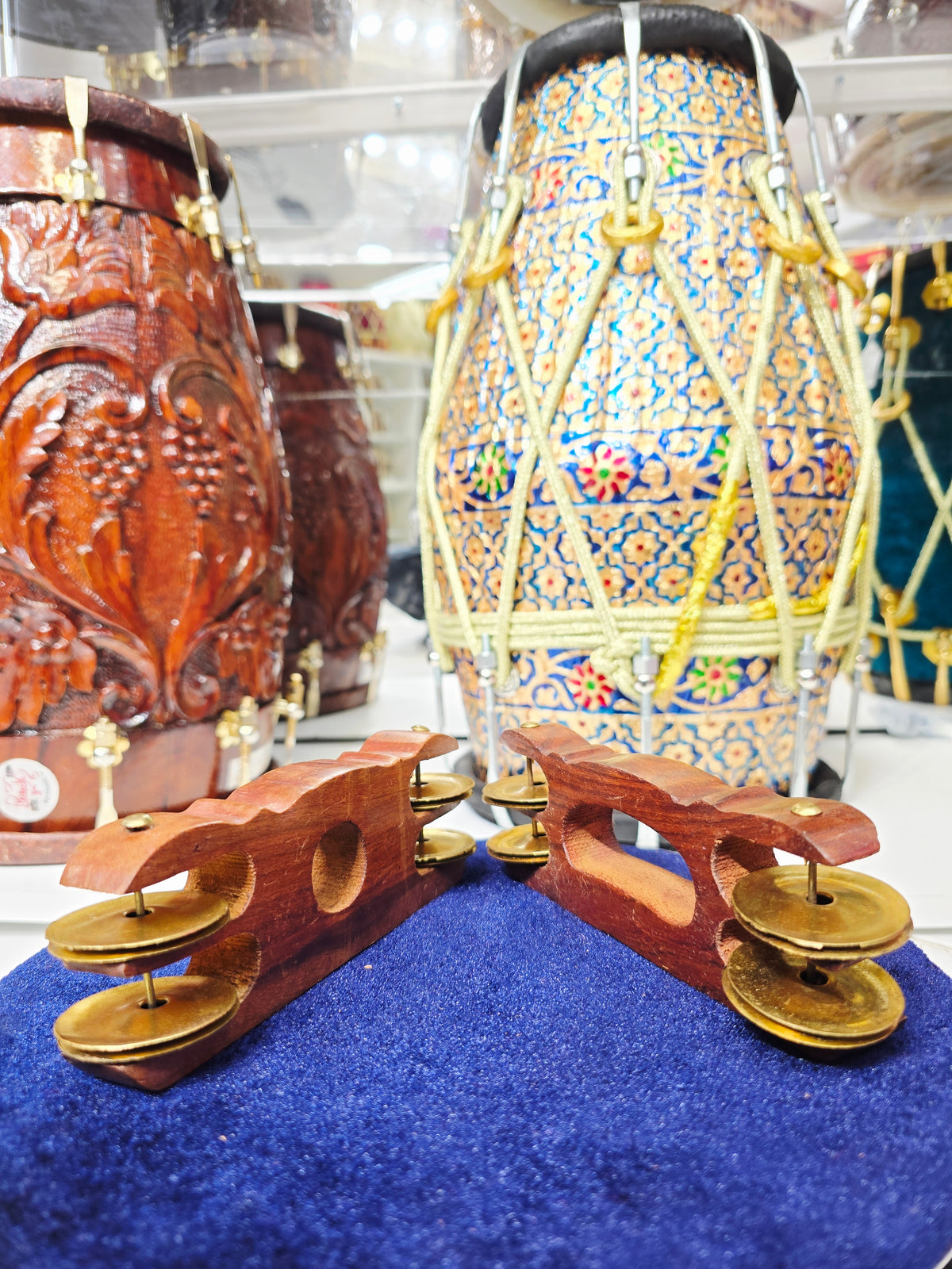 Taal Chhavi – Compact Wooden Hand Khartaal Set