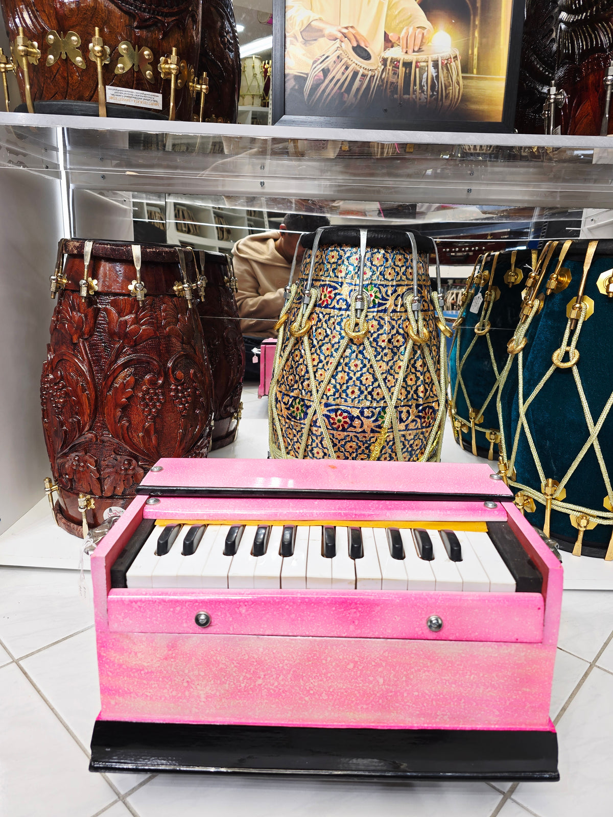 Rose Blush Serenade: Pink Toddler Harmonium *Cosmetic Defects* - Sangeet Store